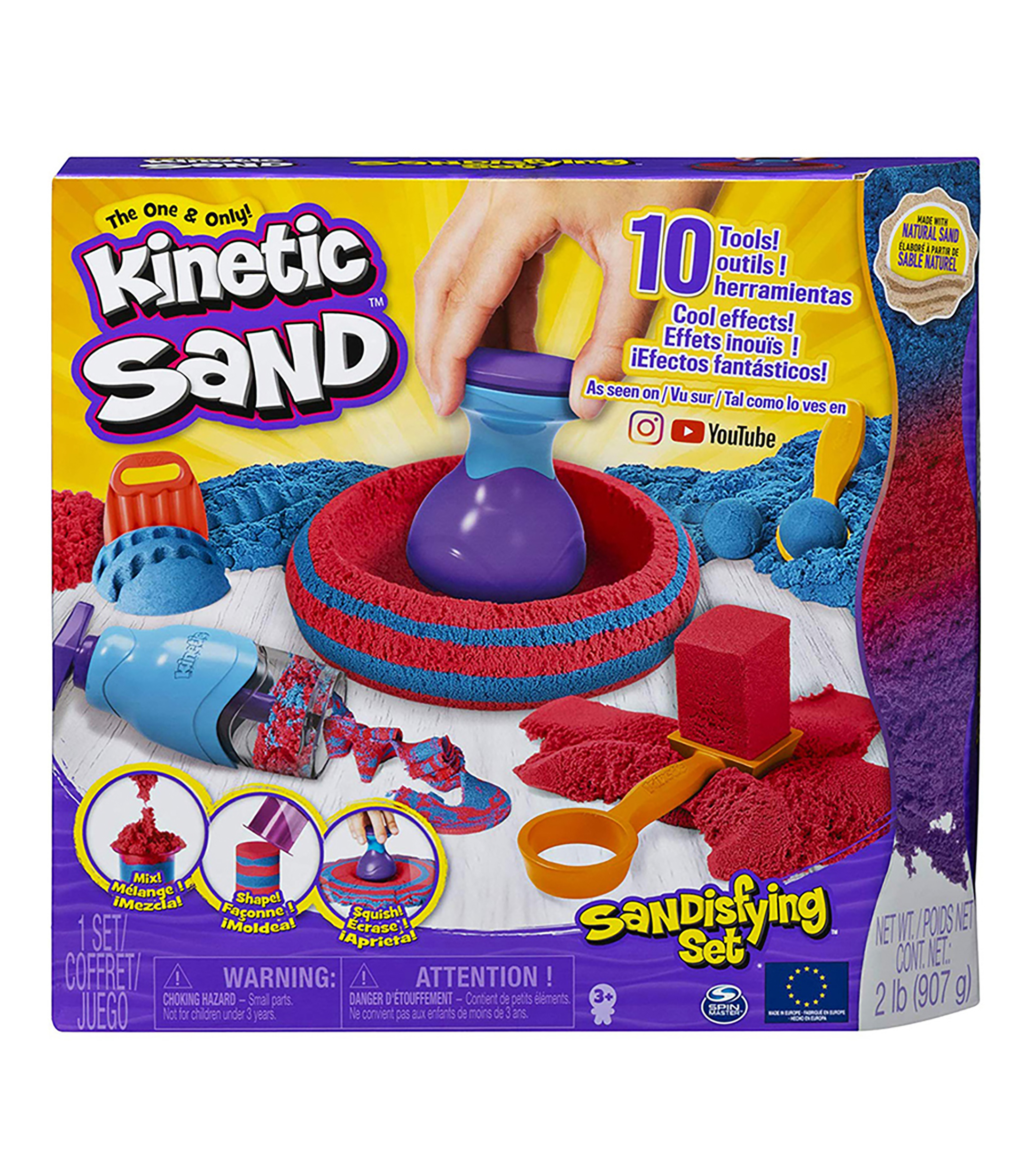 Spin Master Kinetic Sand: Sandisfying Set - El Palacio de Hierro