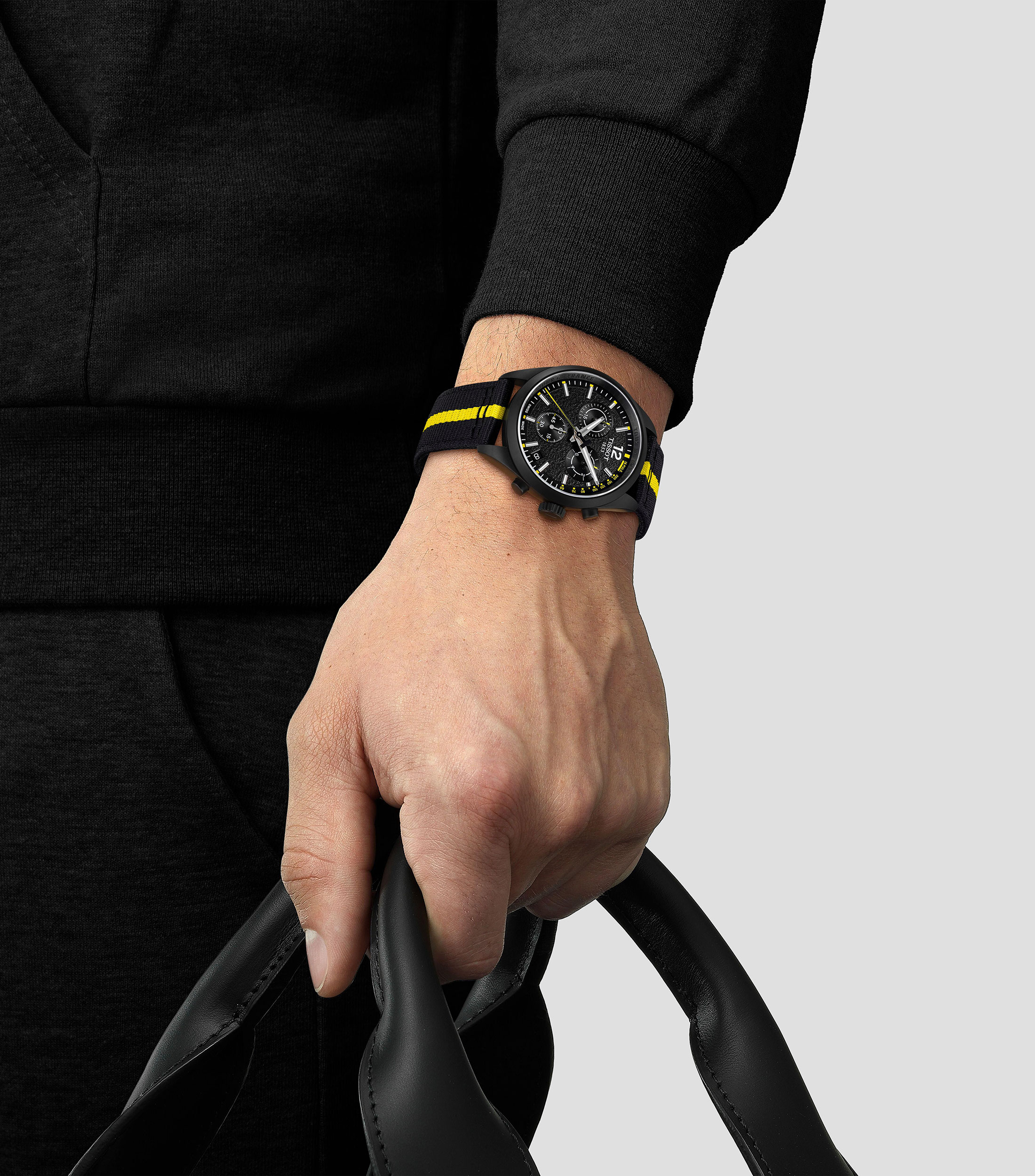 Reloj para hombre PR 100 Tour de France deportivo Negro