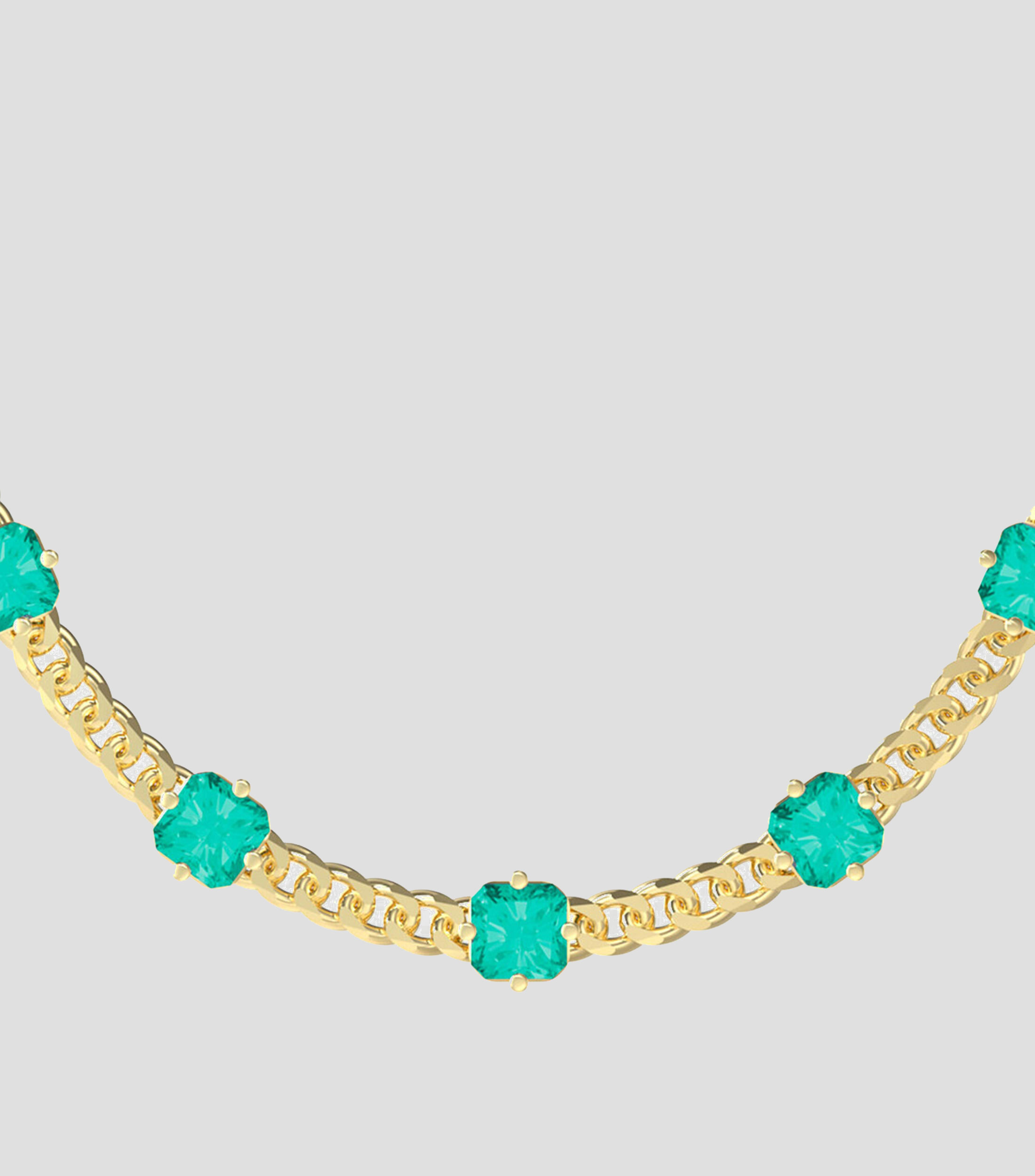 Collar Flashing Lights con Circonita Mujer