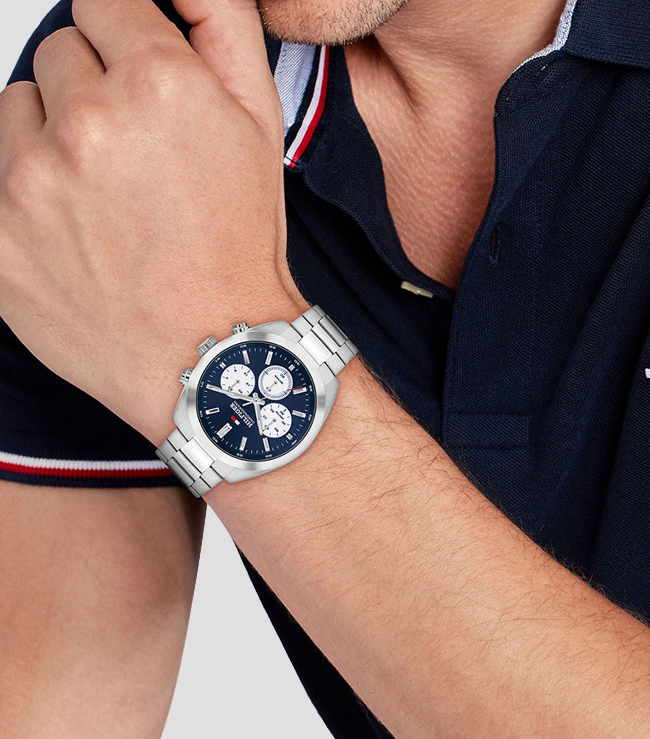 Reloj para hombre Hudson Casual, Plateado