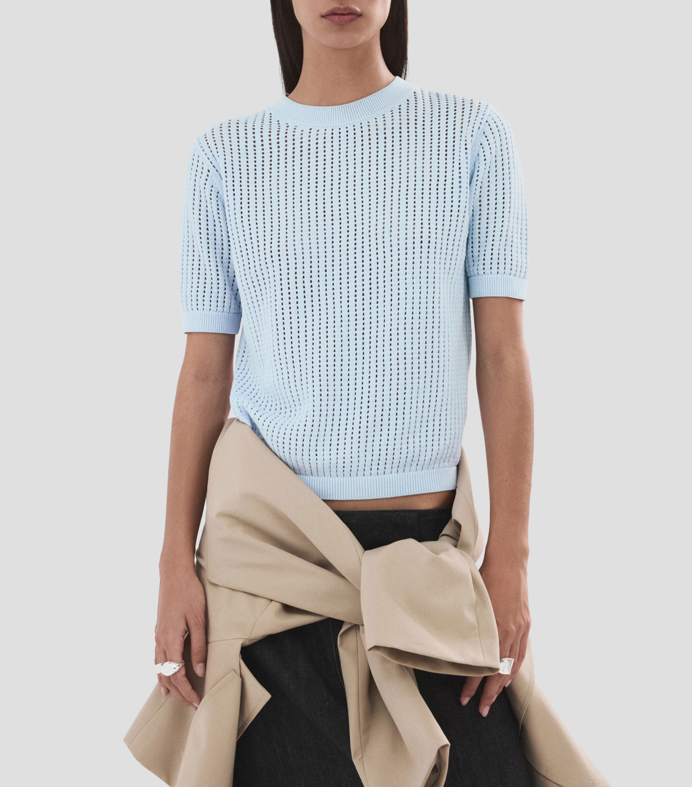 Suéter cuello redondo Mujer