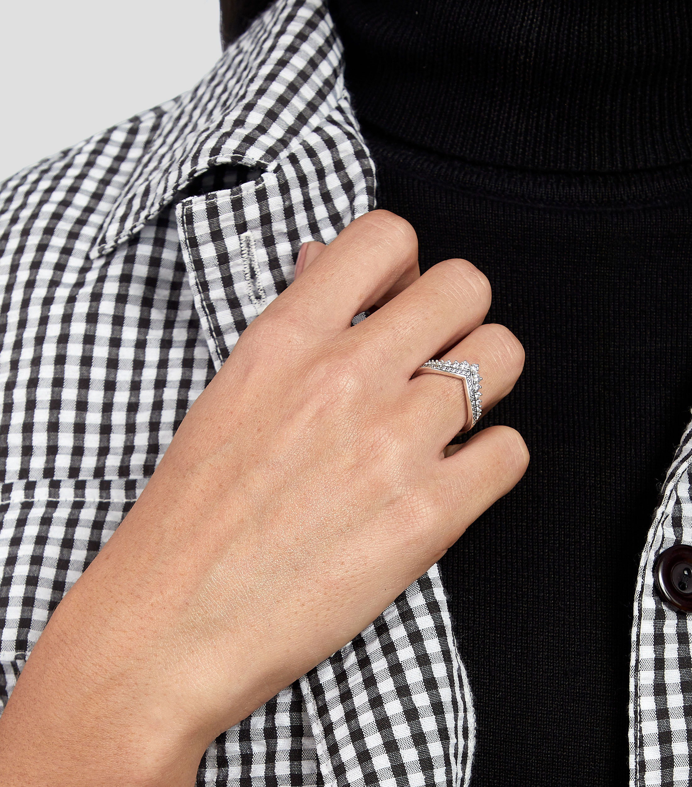 Anillo en plata Deseo Clásico Princesa Mujer Talla: 54