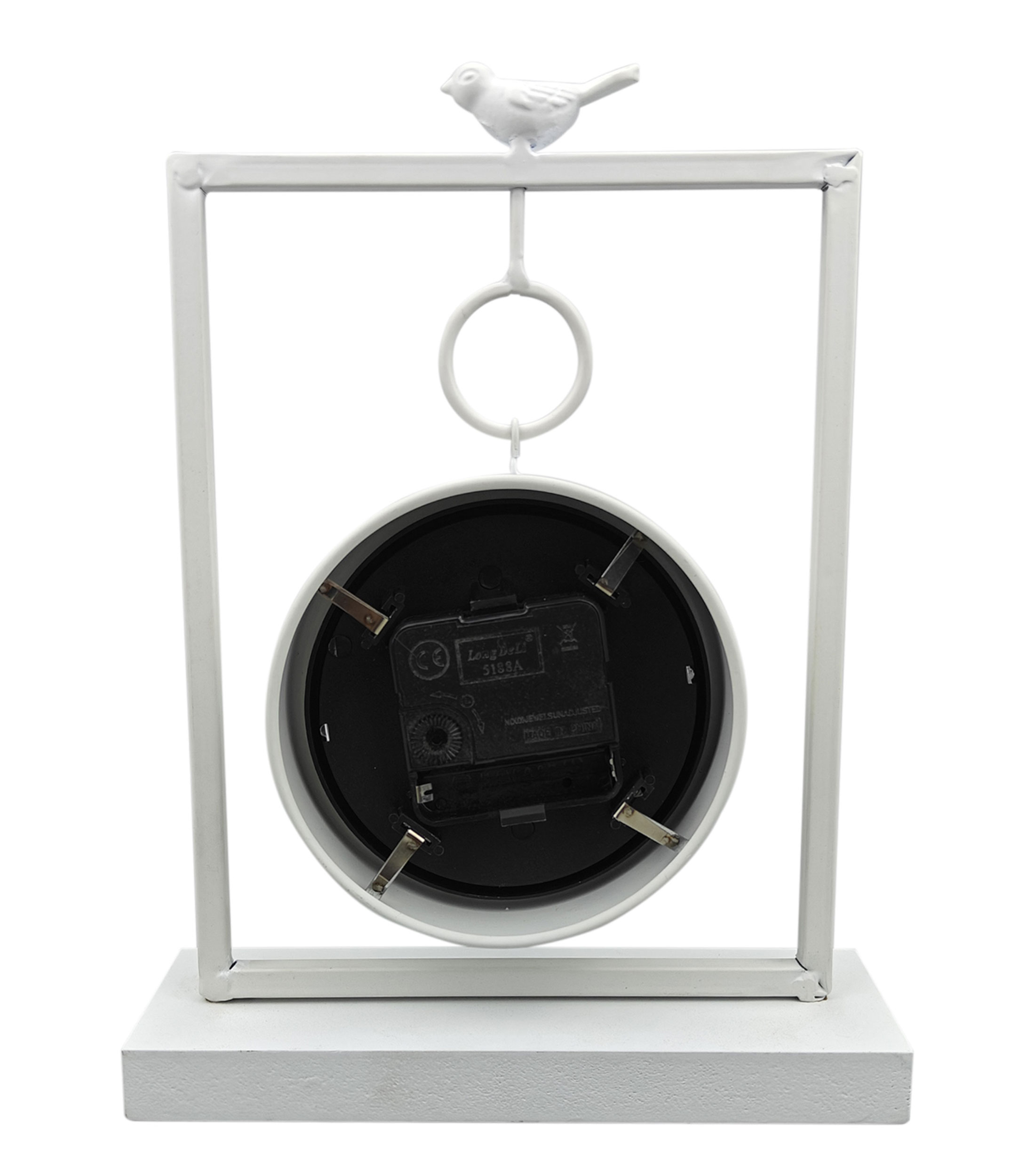Reloj decorativo Meryl con Ave Blanco
