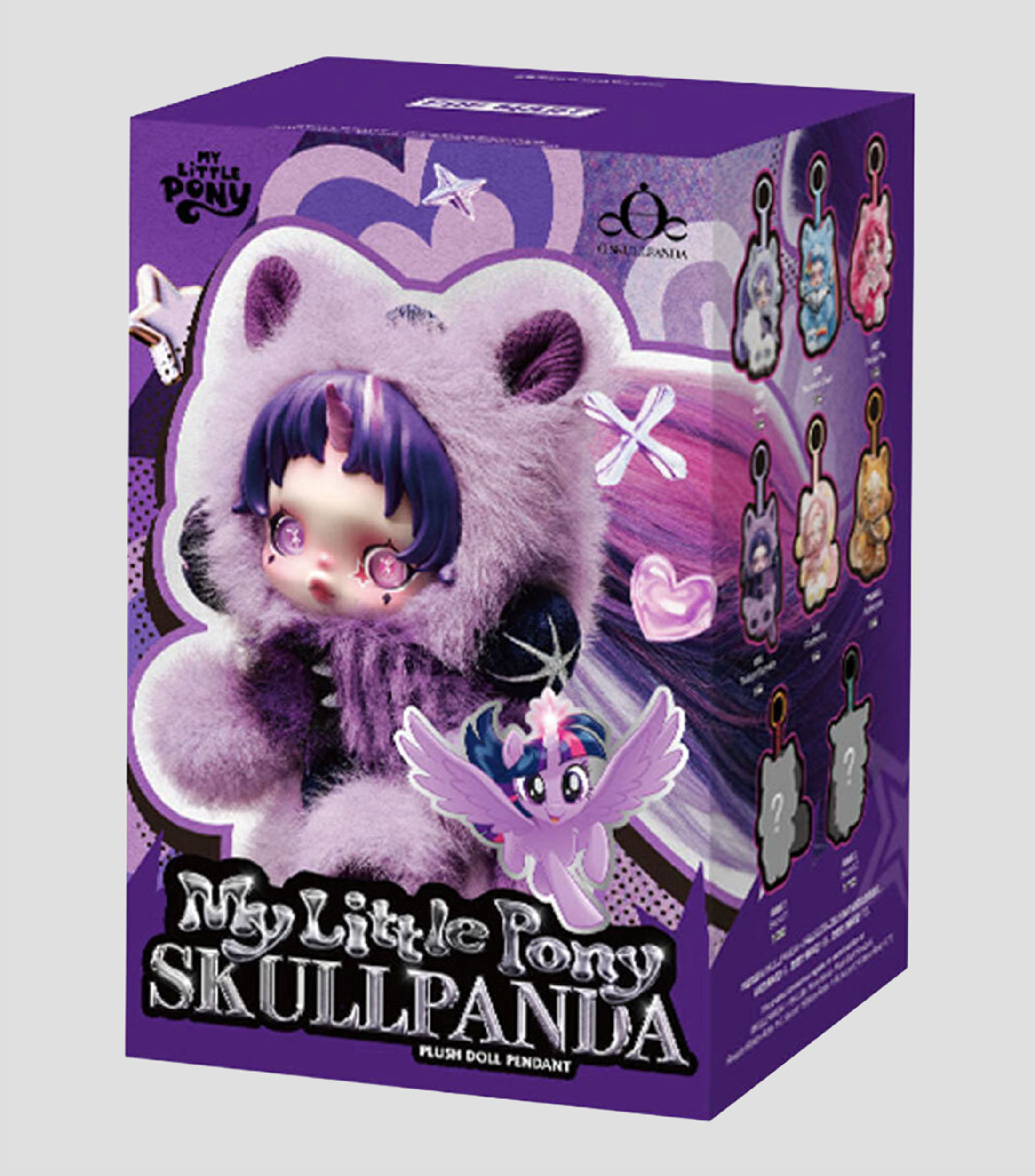 POP MART Figura Sorpresa Labubu Skullpanda × My Little Pony Doll ...
