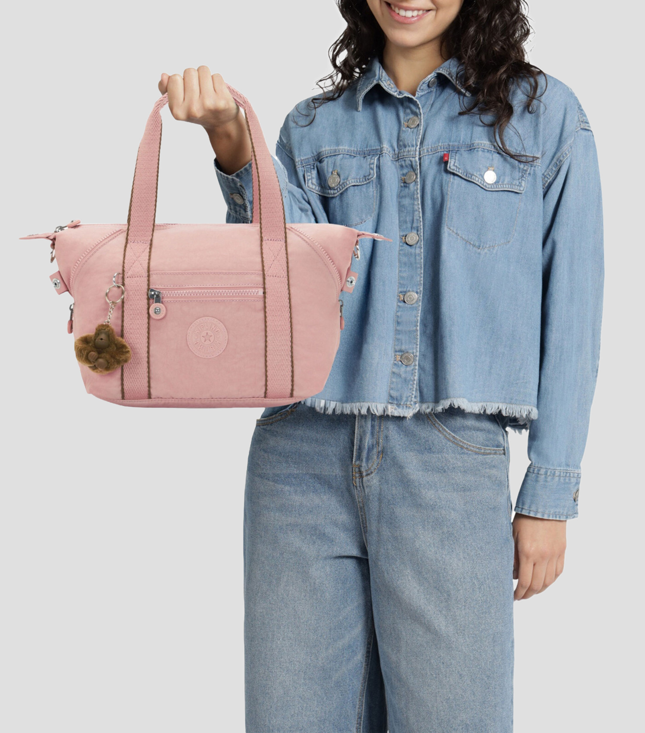 Bolsa tote rosa Art Mini lisa Mujer