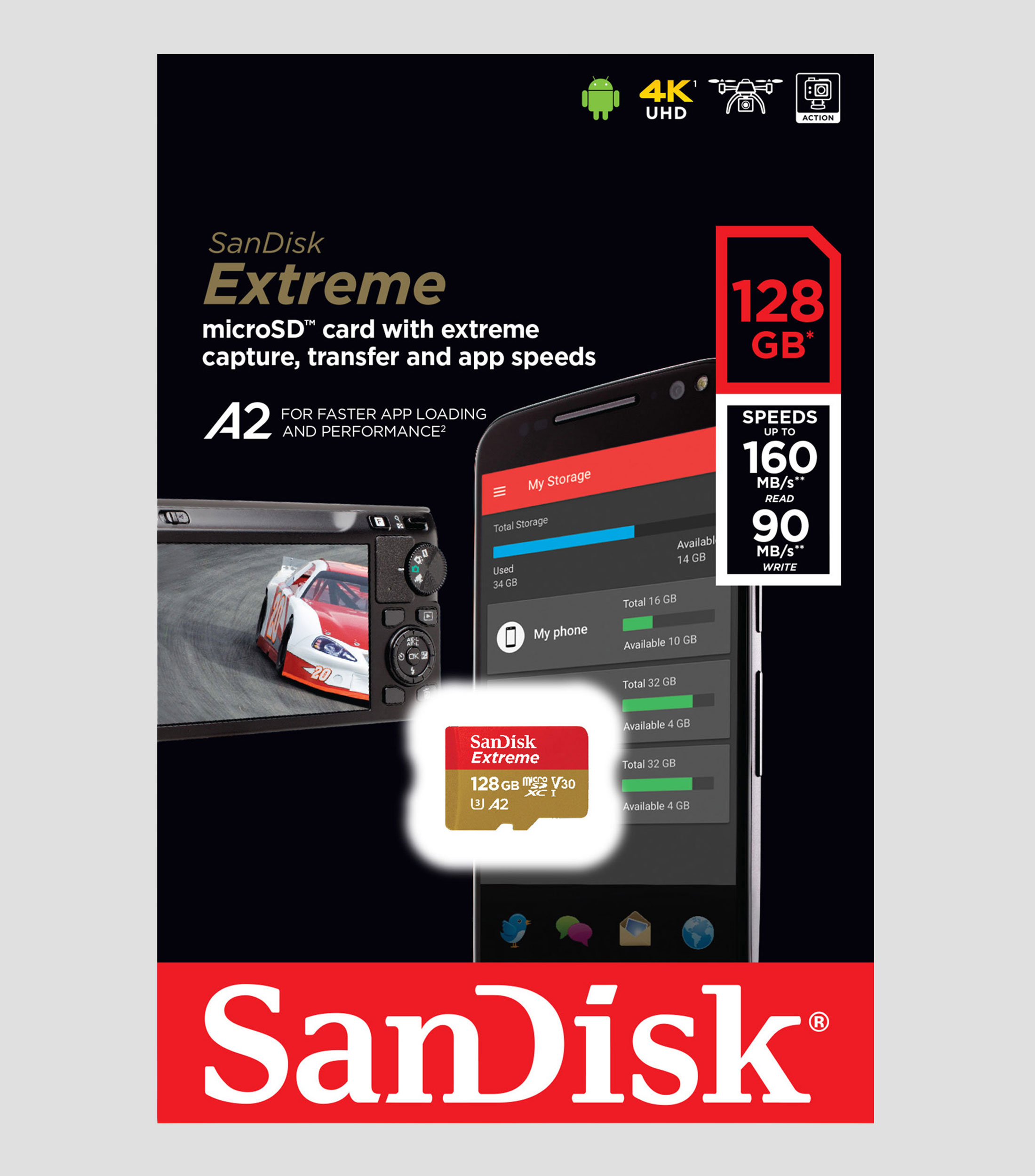 Memoria microSD Extreme 128 GB