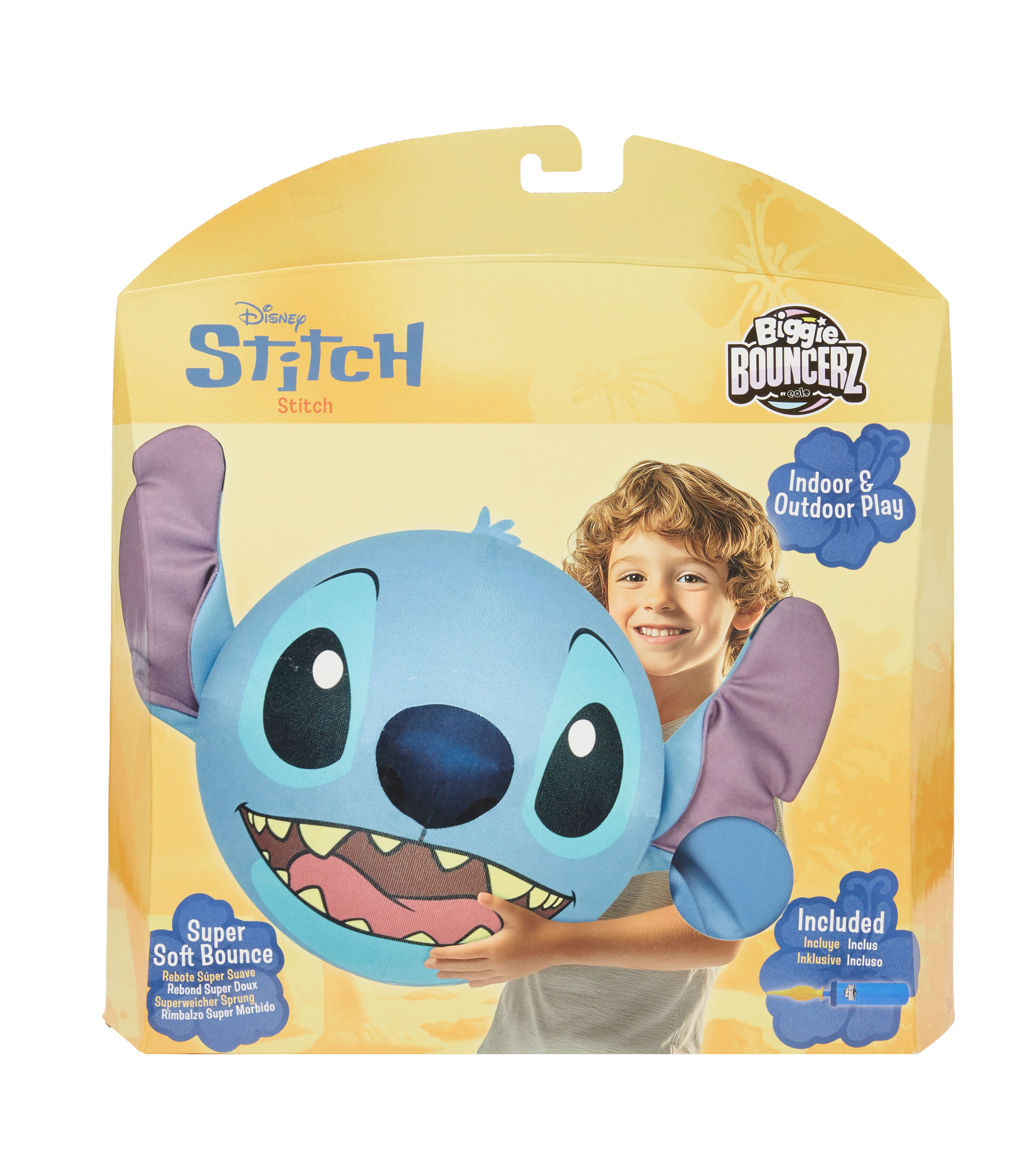 Pelota inflable Biggie Bouncerz Stitch