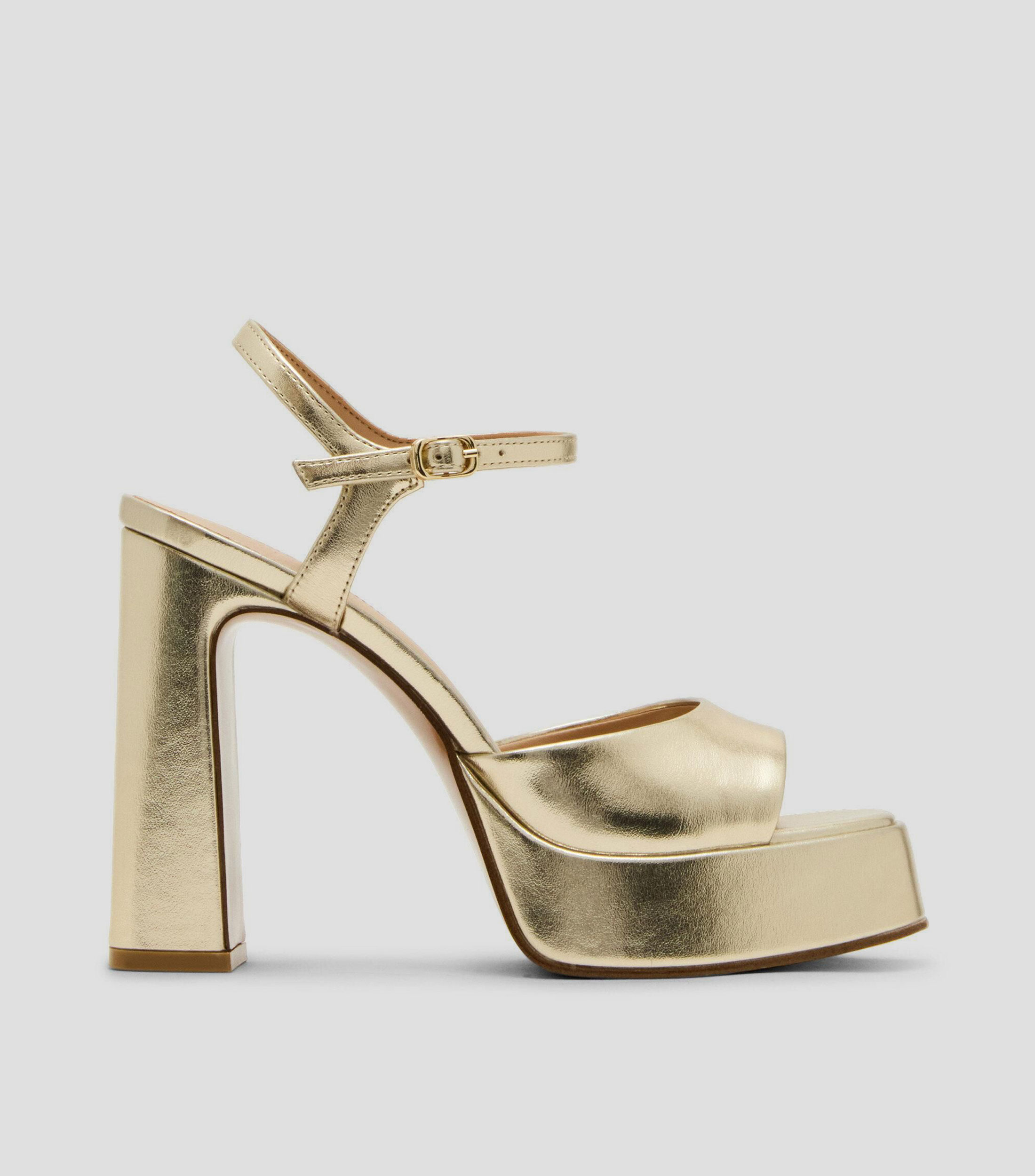 Sandalias con tacón alto cuadrado y plataforma Liandra Mujer