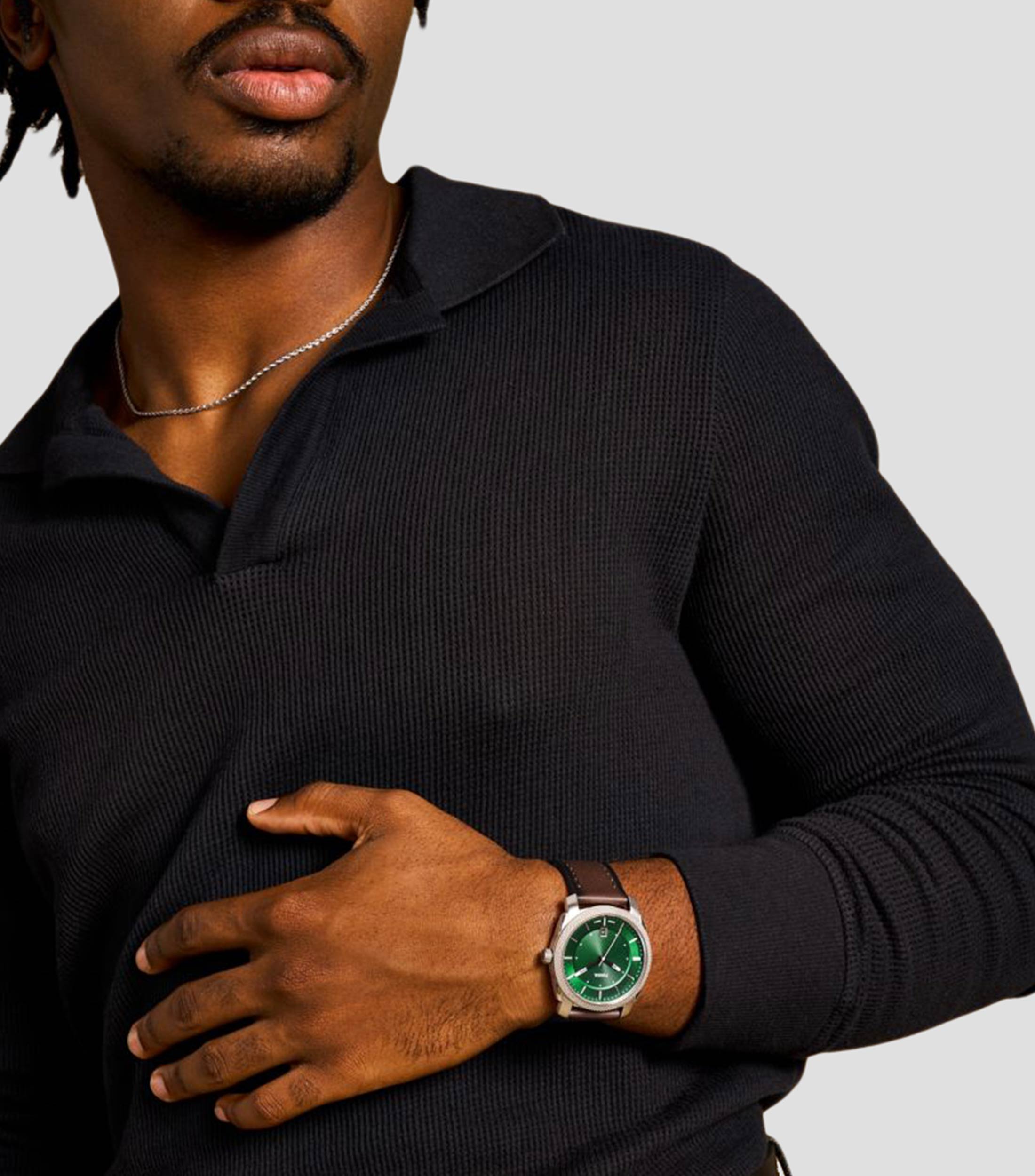 Reloj para Hombre Machine casual plateado, marron