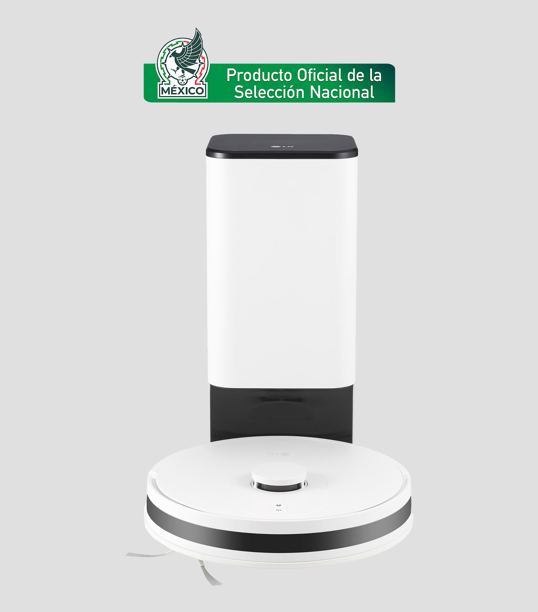 Aspiradora robot inalámbrica CordZero blanca