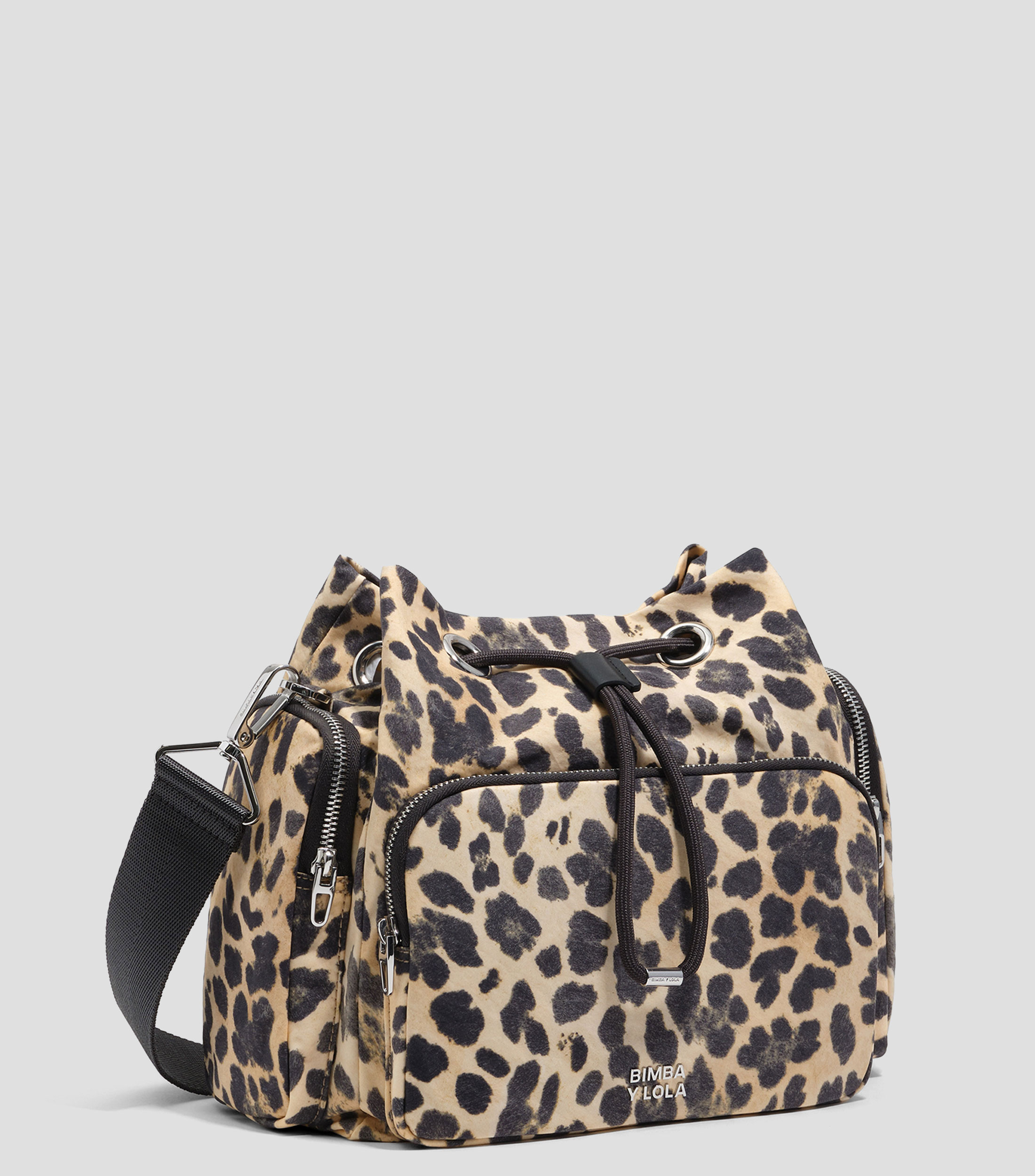 Bolsa bucket estampada Mujer