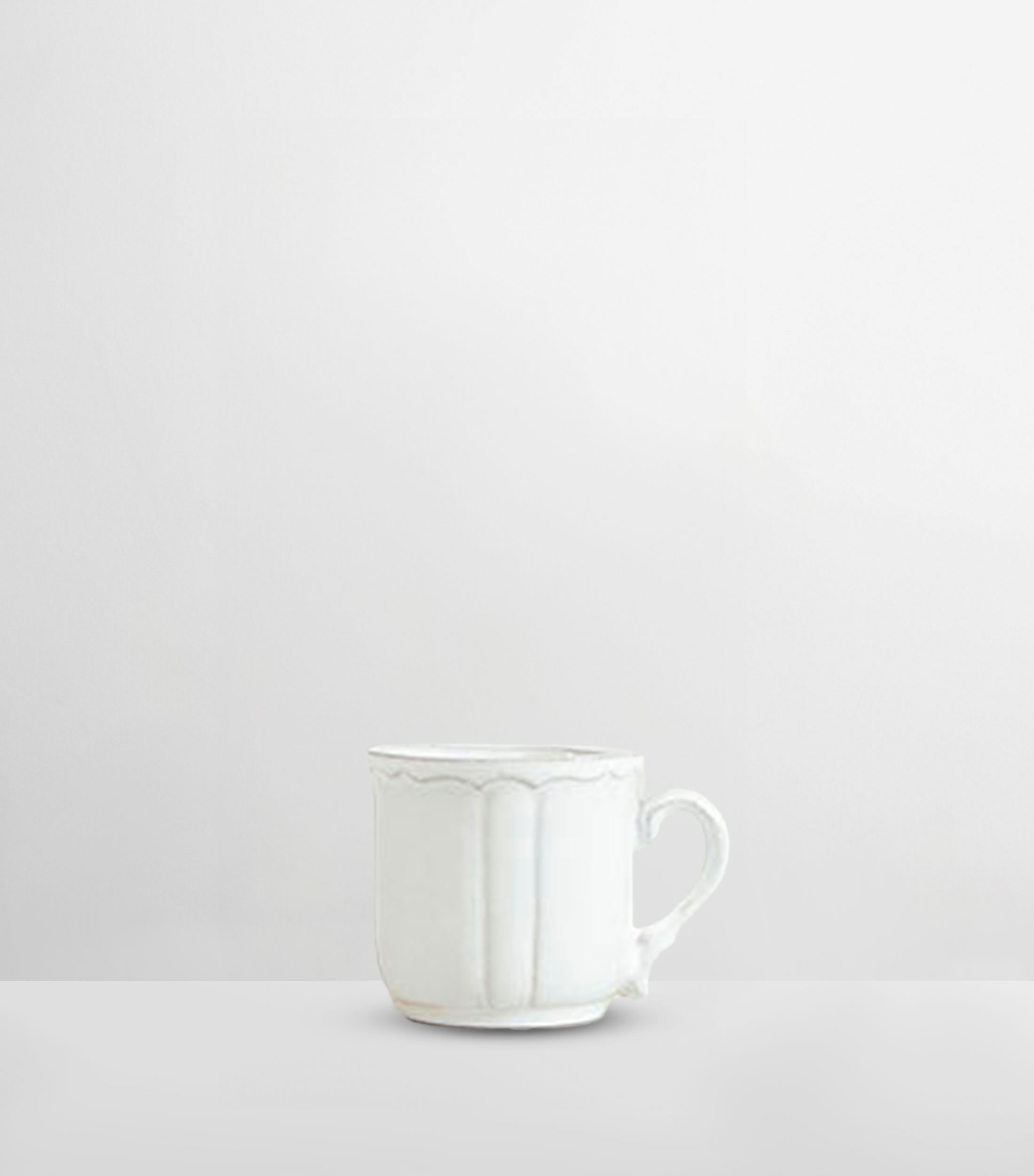 Taza para Espresso Cantini blanca en cerámica blanca