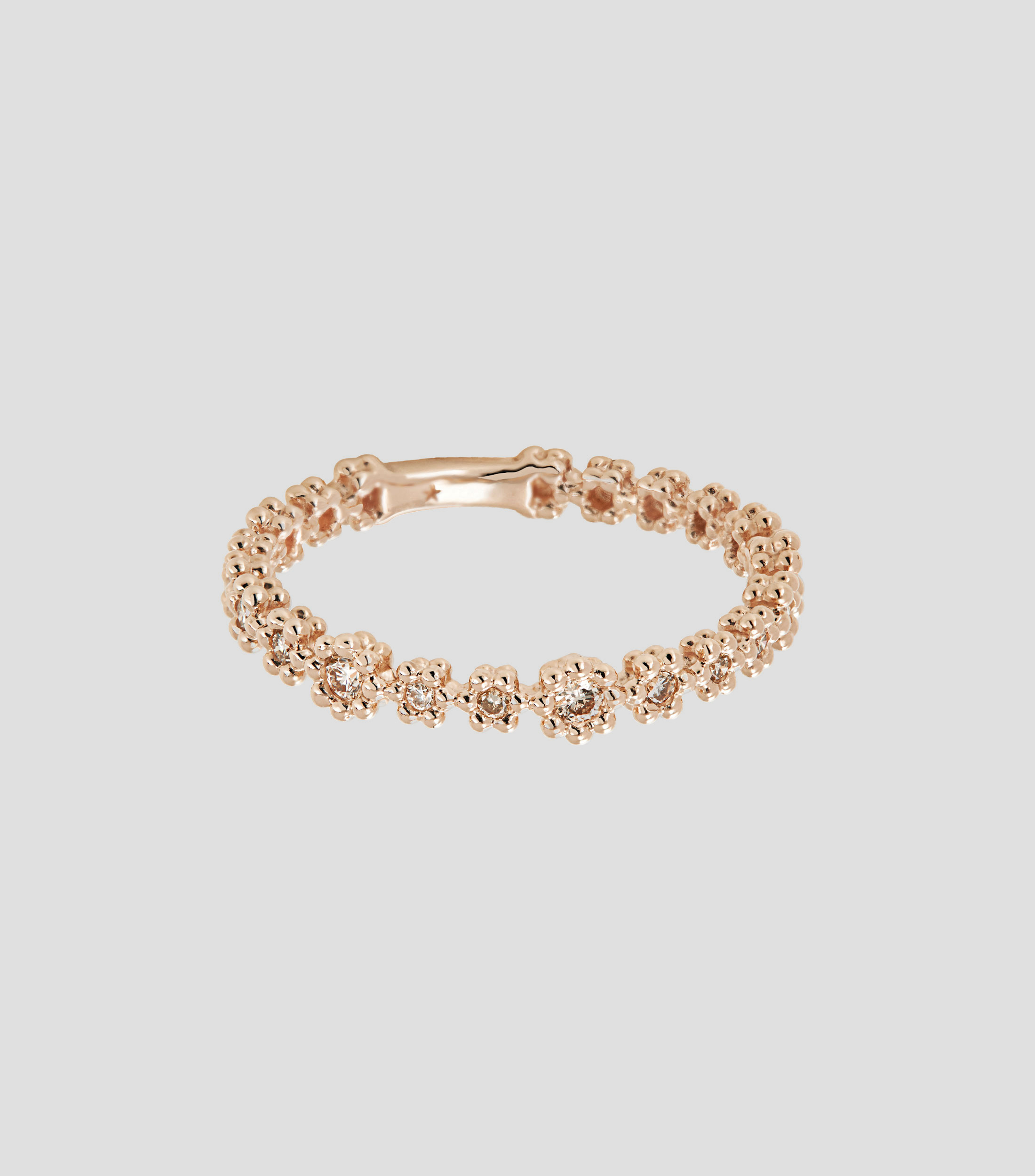 Anillo en oro rosa de 18 kilates con diamantes MyCollection Light Mujer