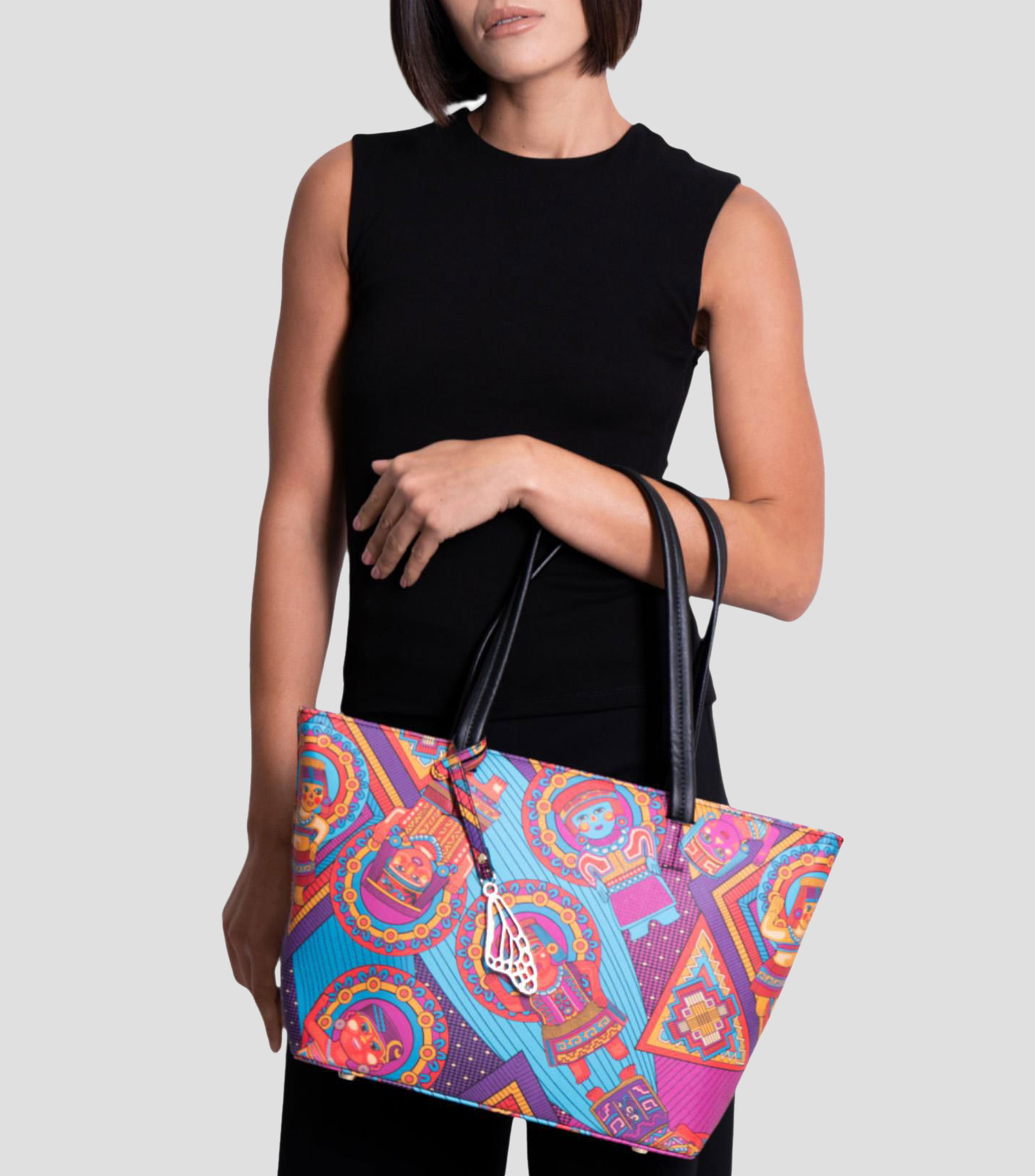 Bolsa Tote Caritas Sonrientes Veracruz Mujer