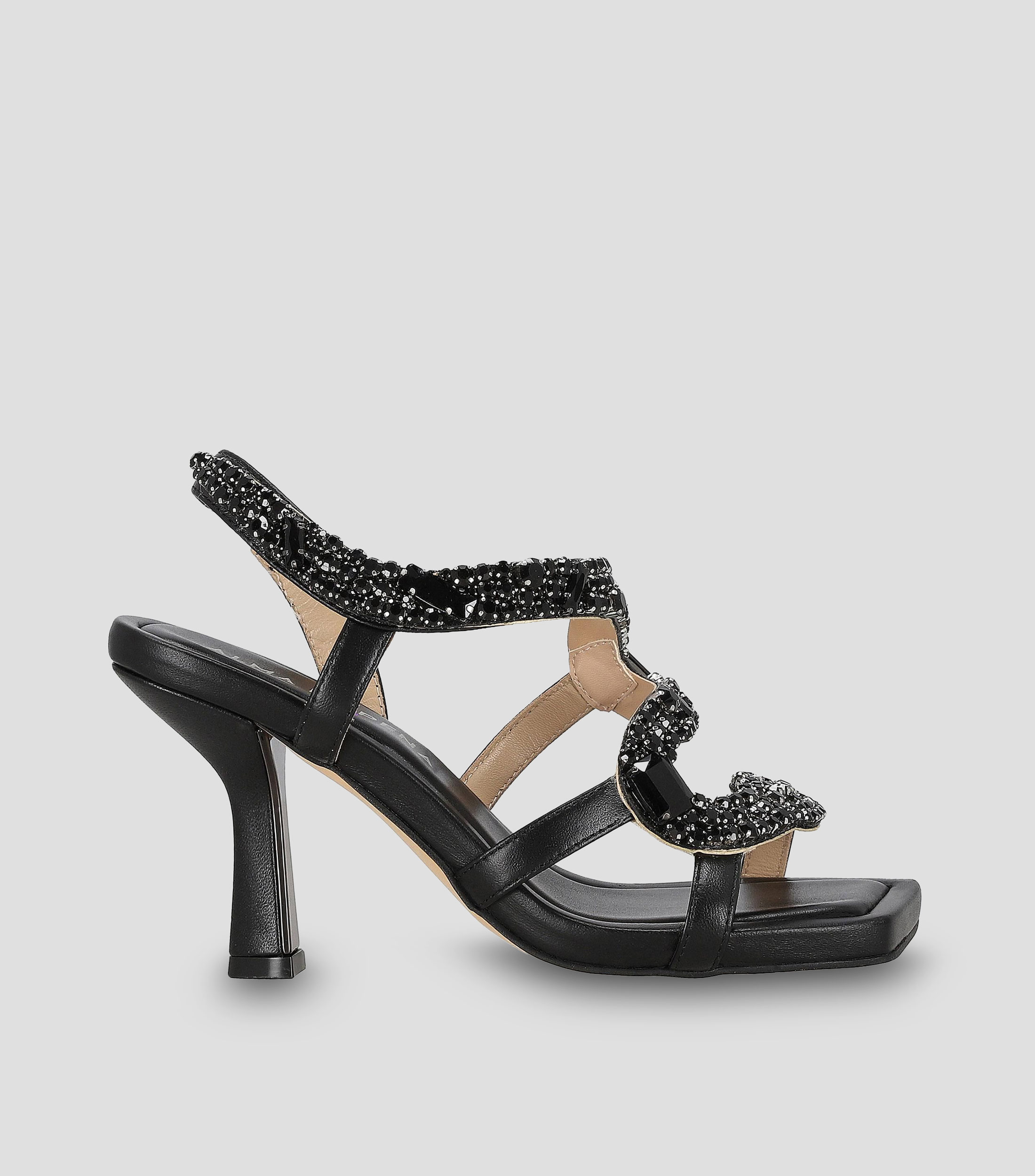 Sandalias tacón alto aguja Mujer