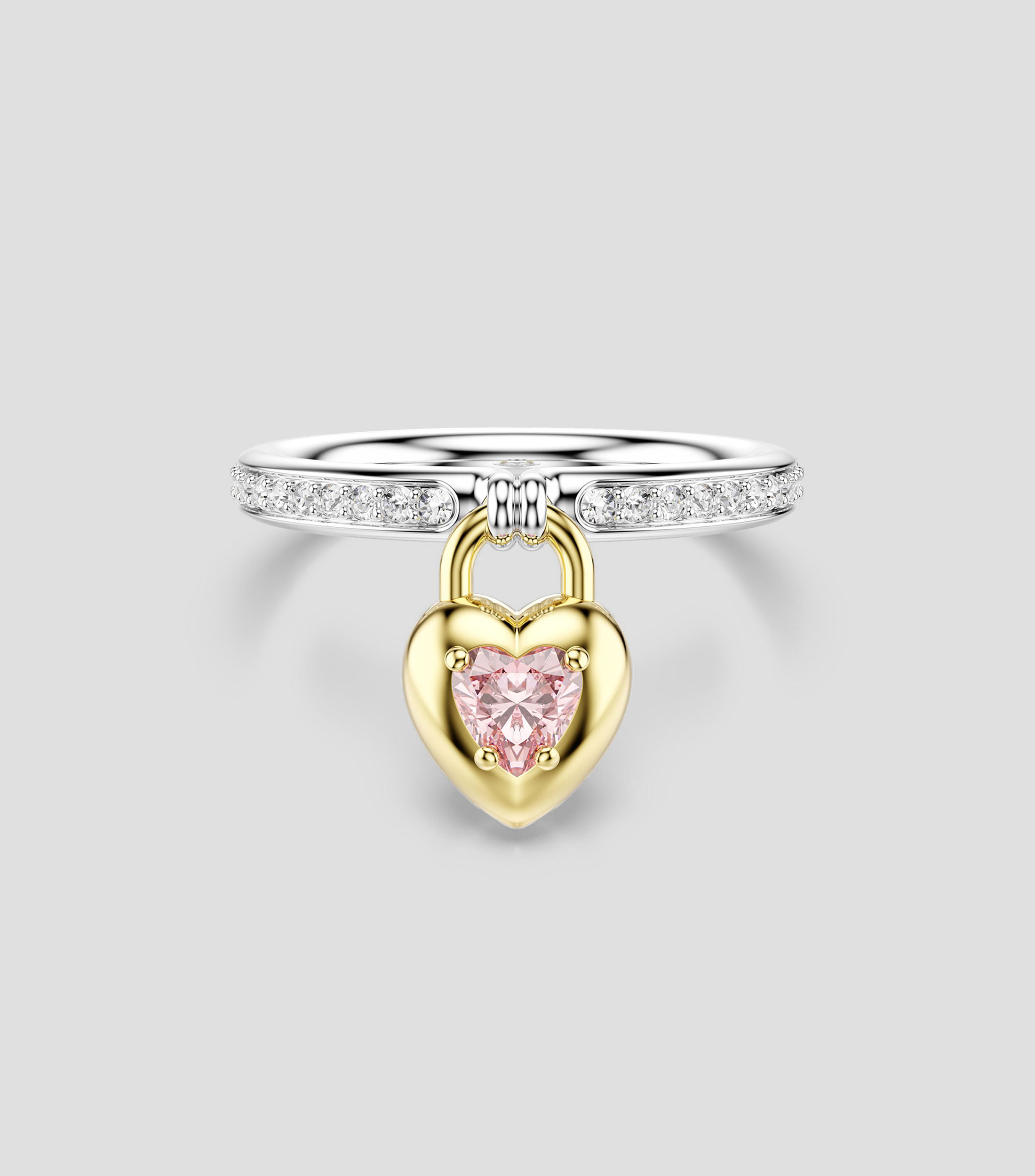 Anillo Corazón con cristales Mujer