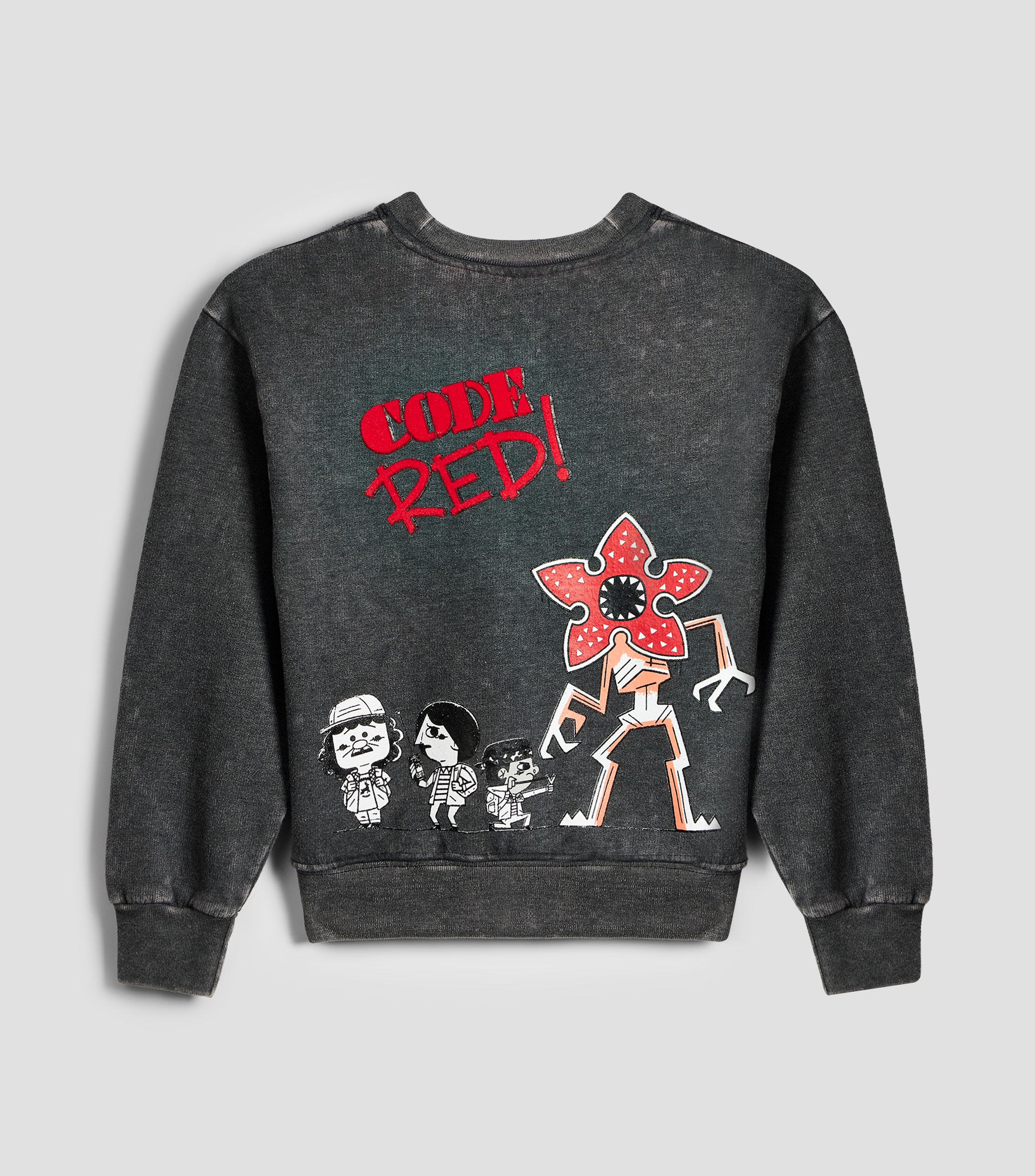 Sudadera cuello redondo manga larga Stranger Things Niña