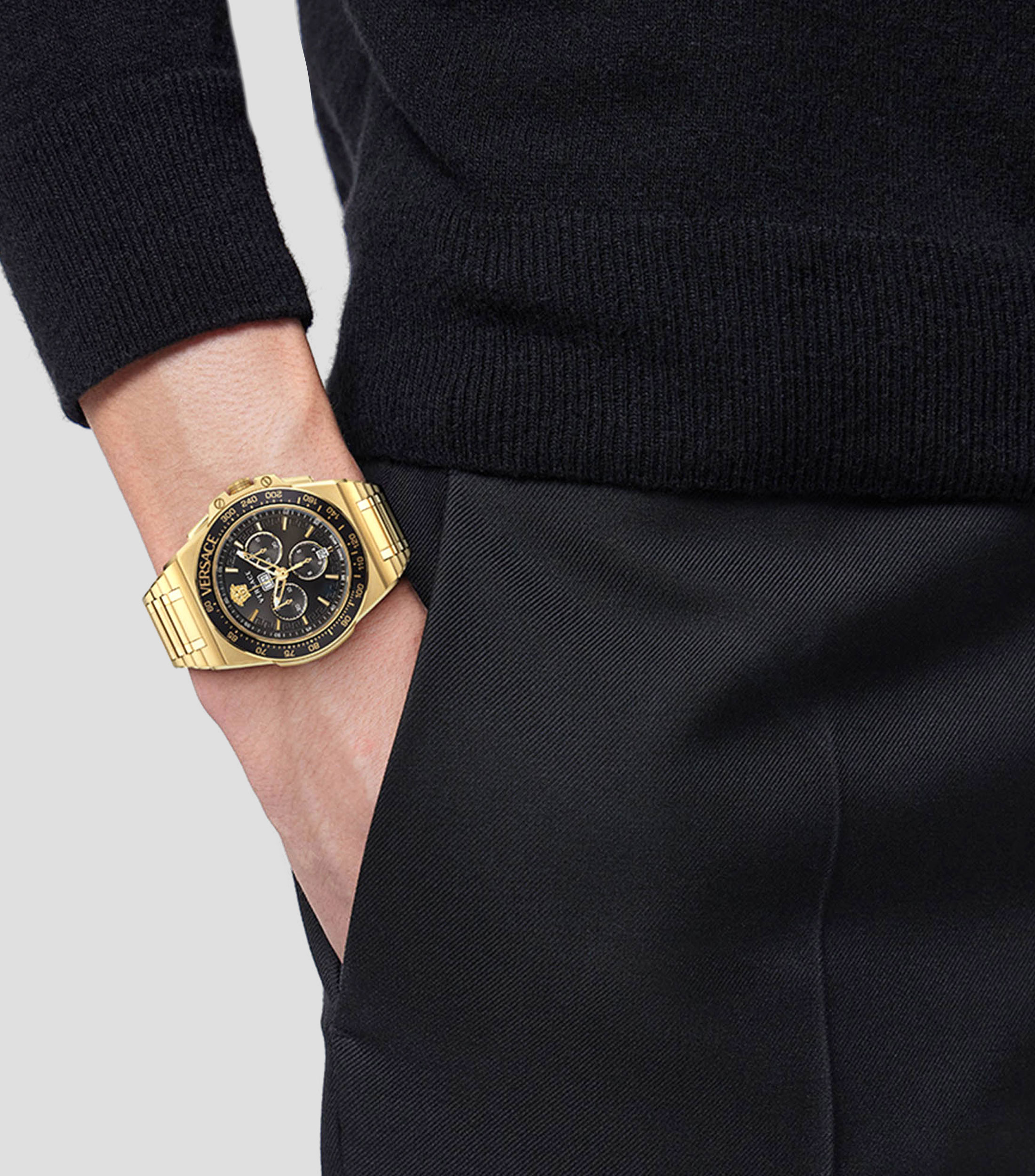 Reloj para Hombre Greca Extreme Chrono Deportivo, Dorado