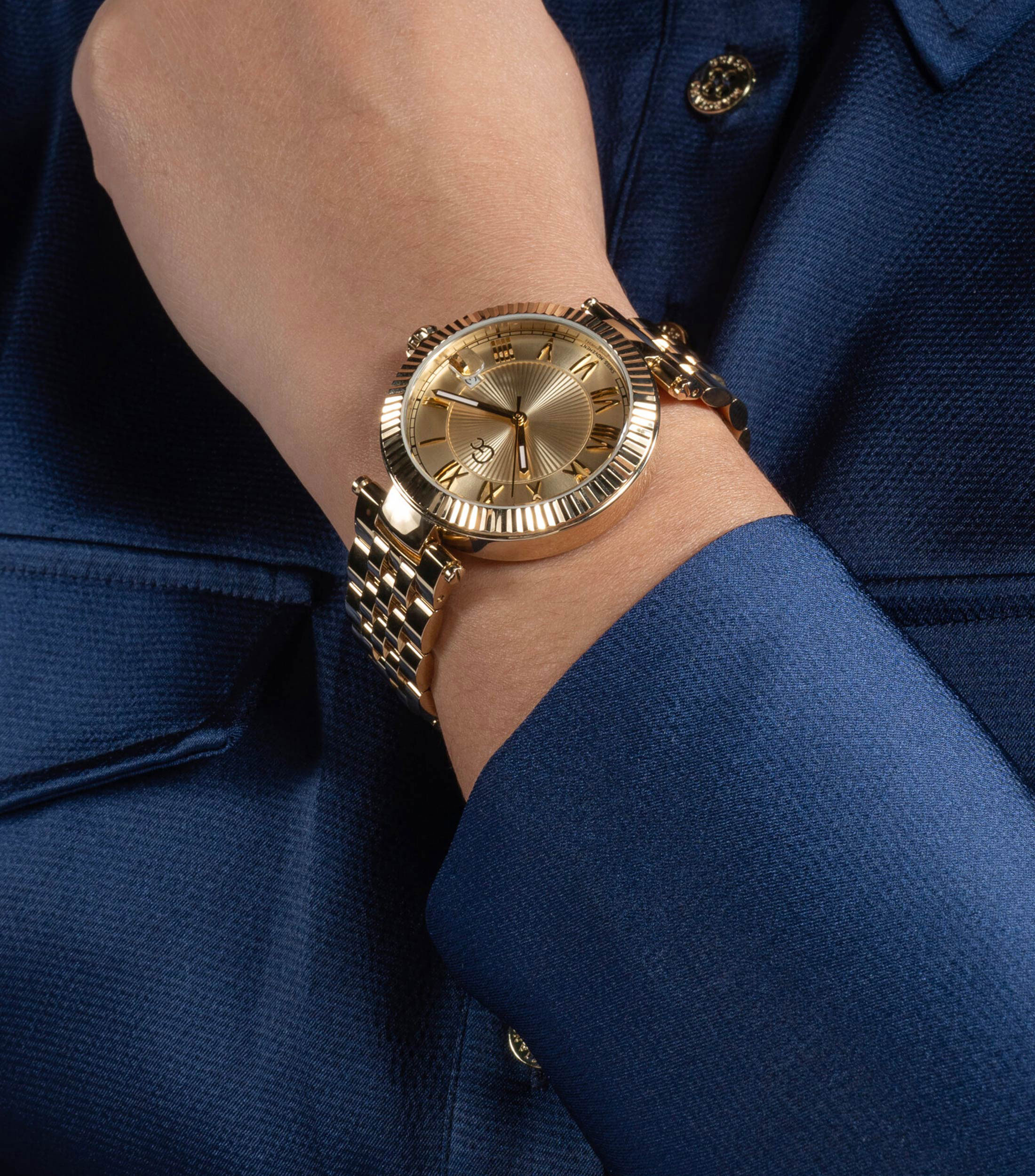 Reloj para Mujer Gc Flair Casual, Dorado