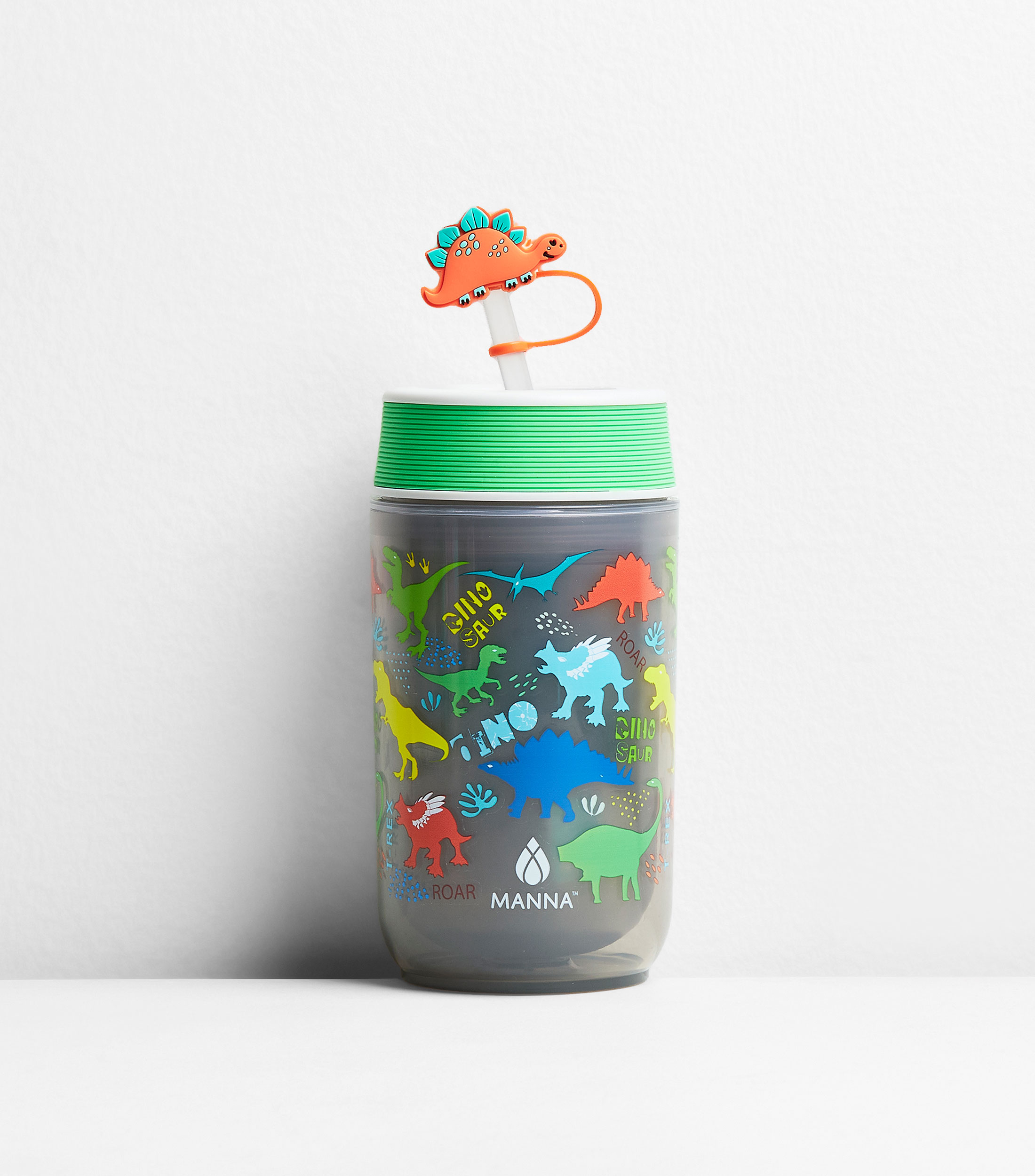 Vaso tumbler Carro Espacio dinosaurios con popote