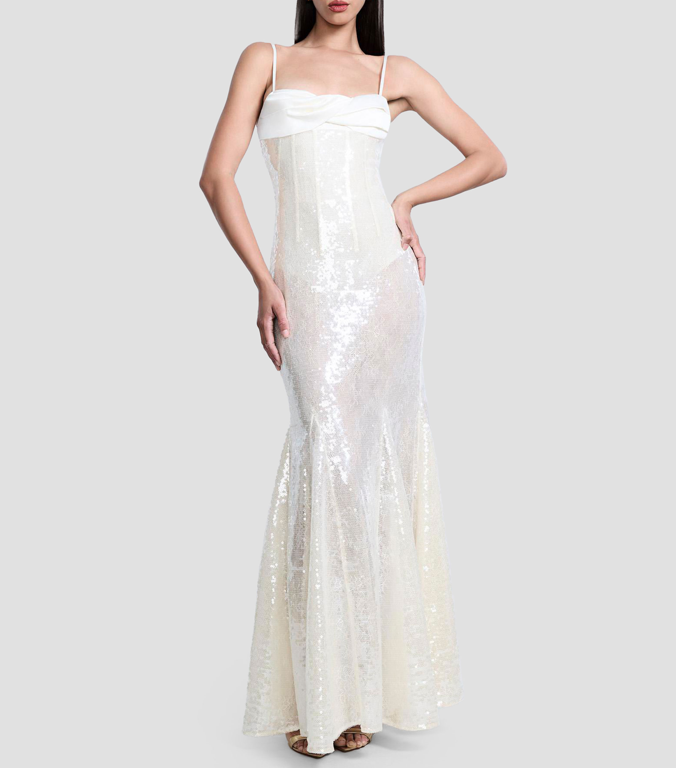 Vestidos Formales Vestidos De Noche Largos Color Blanco Vestido