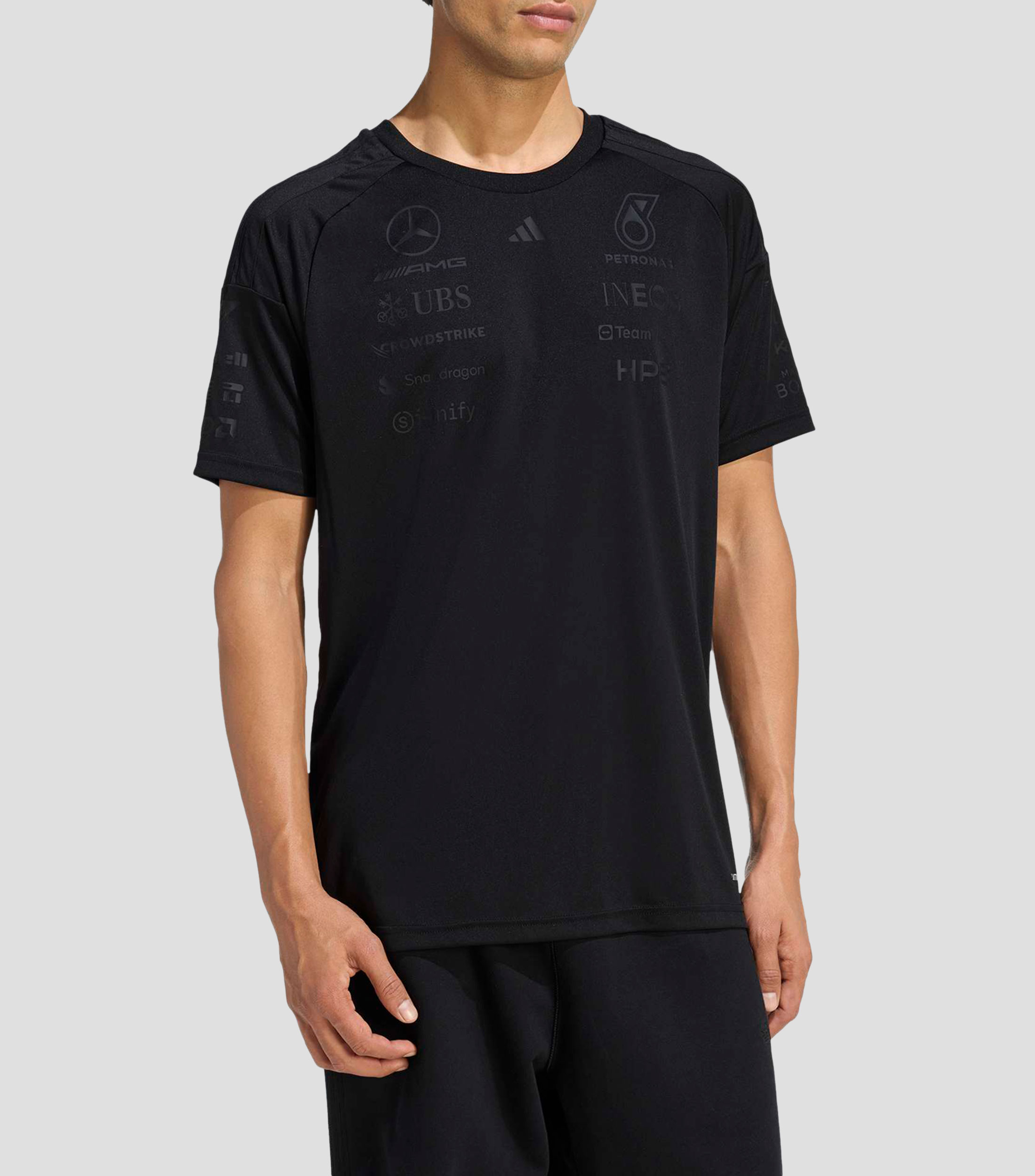 Playera deportiva Fórmula 1 Mercedes-AMG Petronas estampada Hombre