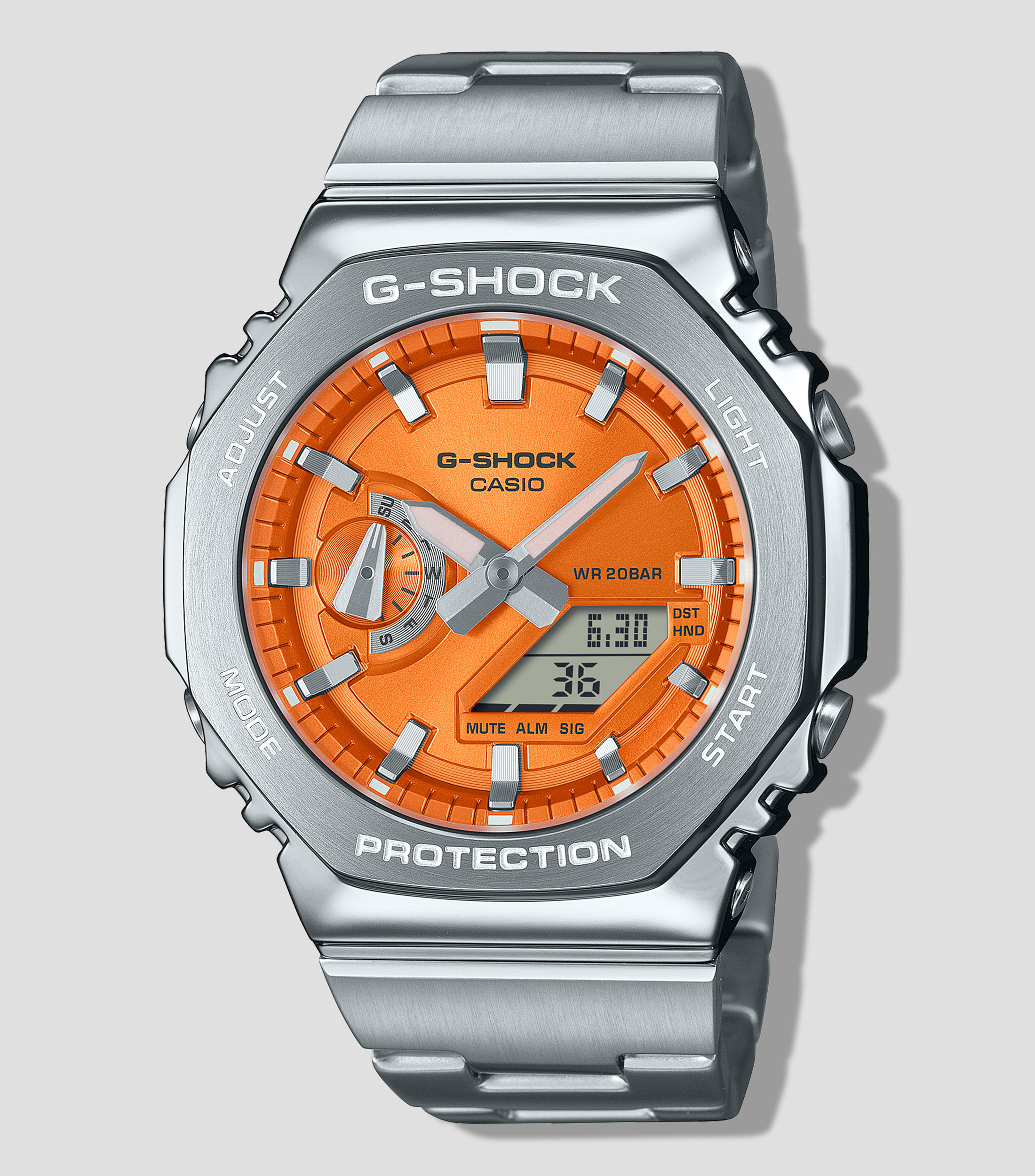 Reloj para Hombre G-Shock Casual Plateado