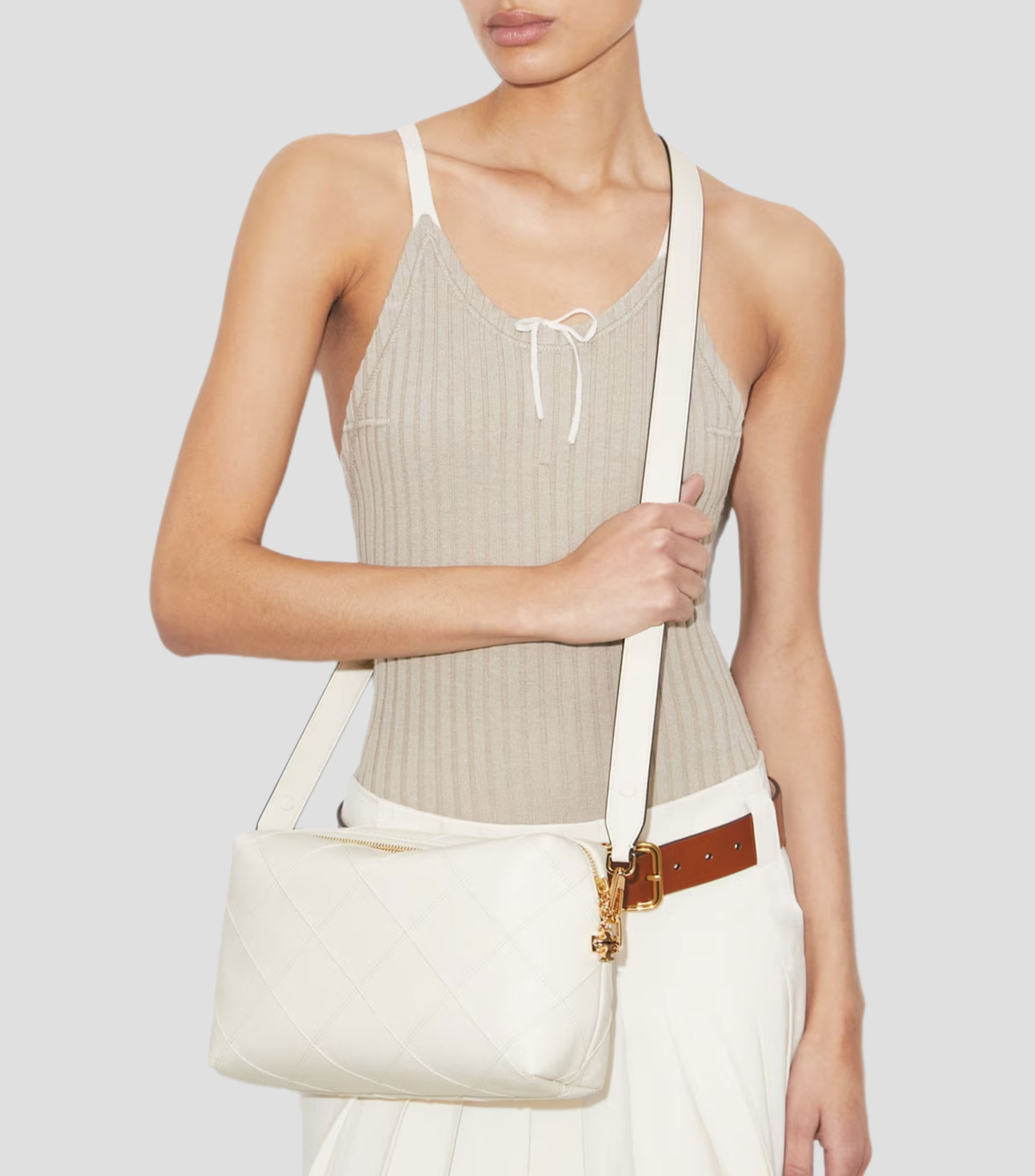 Bolsa crossbody grande suave Fleming