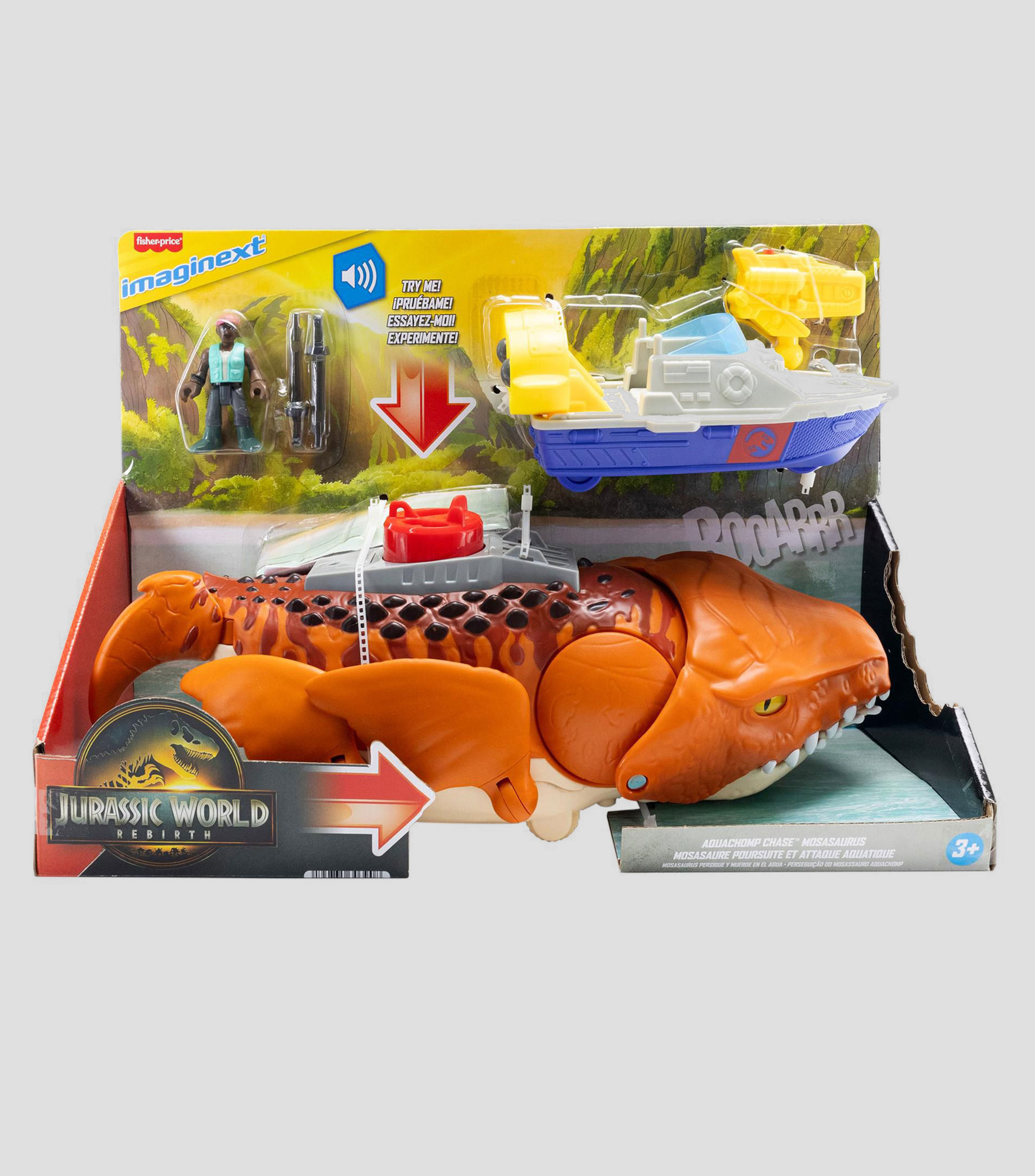 Playset Mosasaurus Persigue y Muerde en el Agua