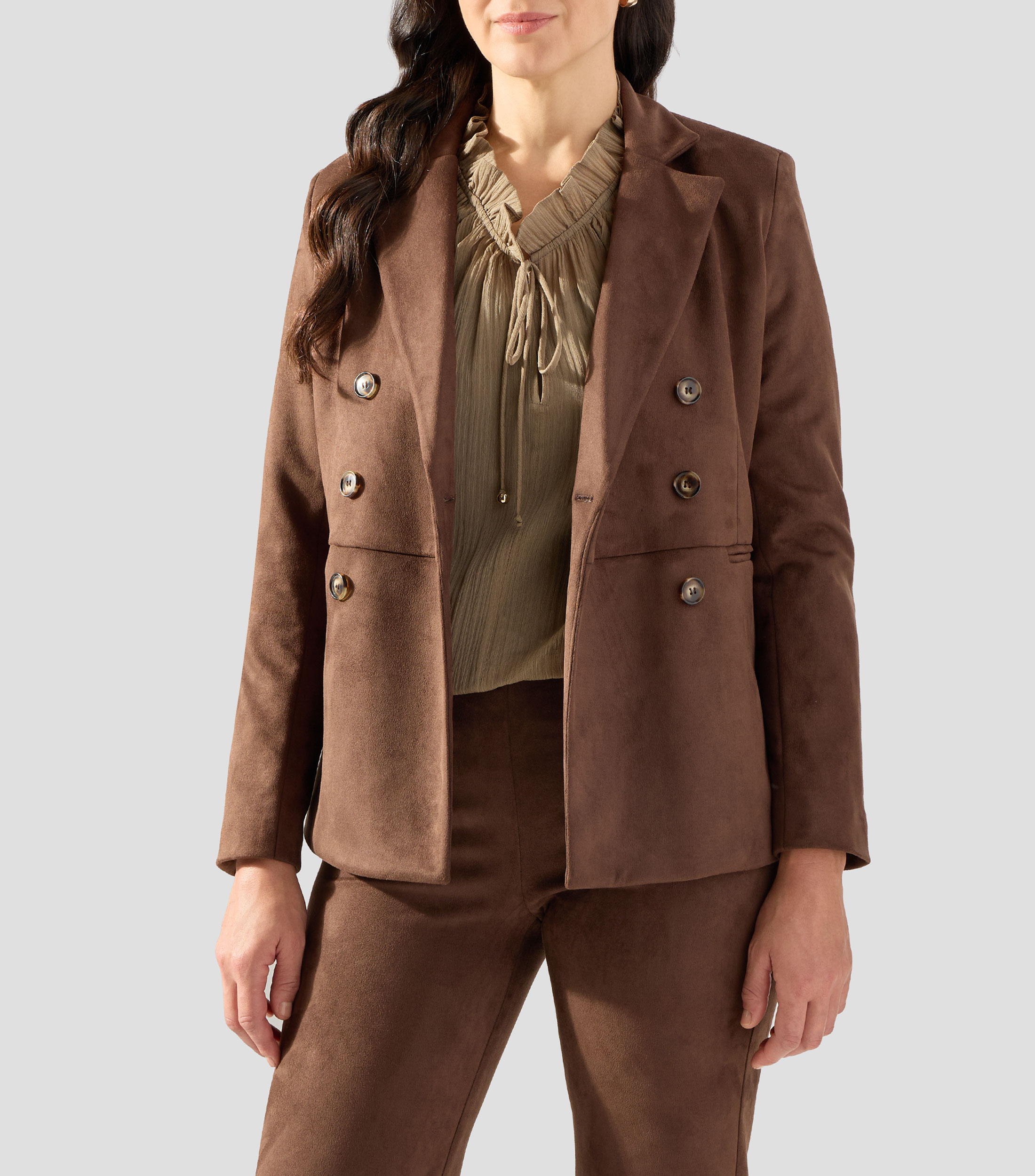 Saco liso Mujer