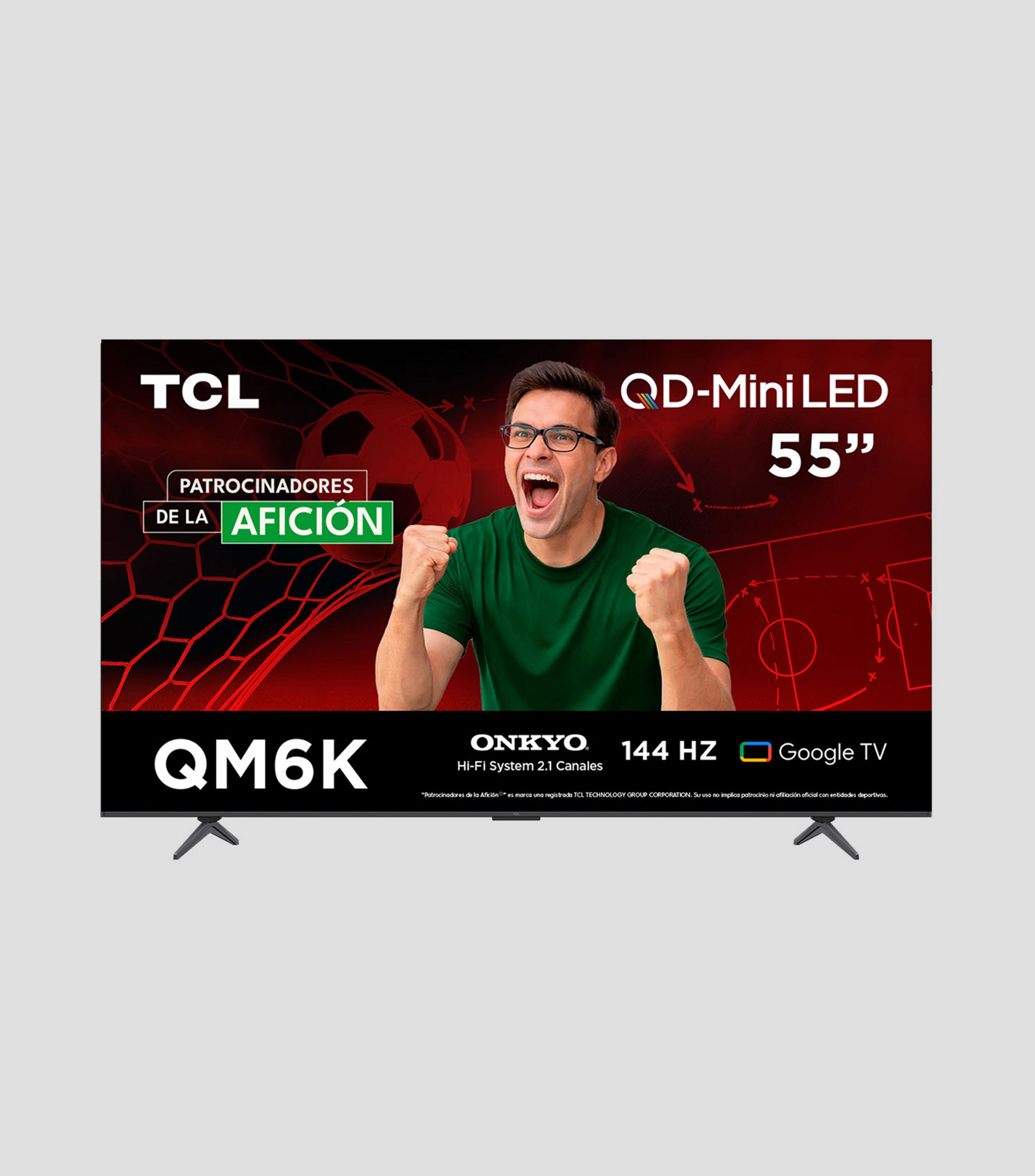 Pantalla 55 Pulgadas Plana QD-Mini LED 55QM6K