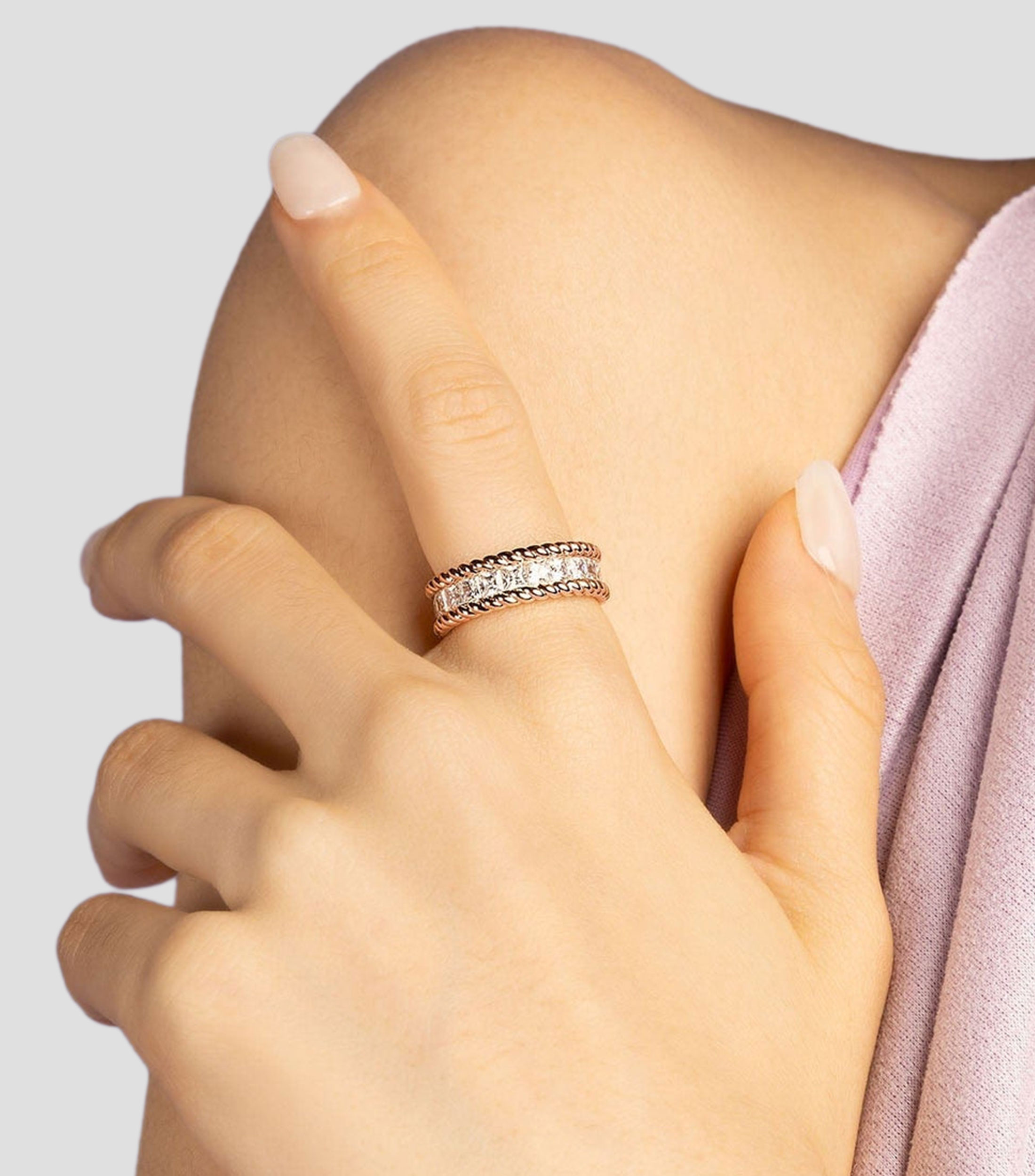 Anillo Printemps incrustaciones de zirconia cúbica Mujer