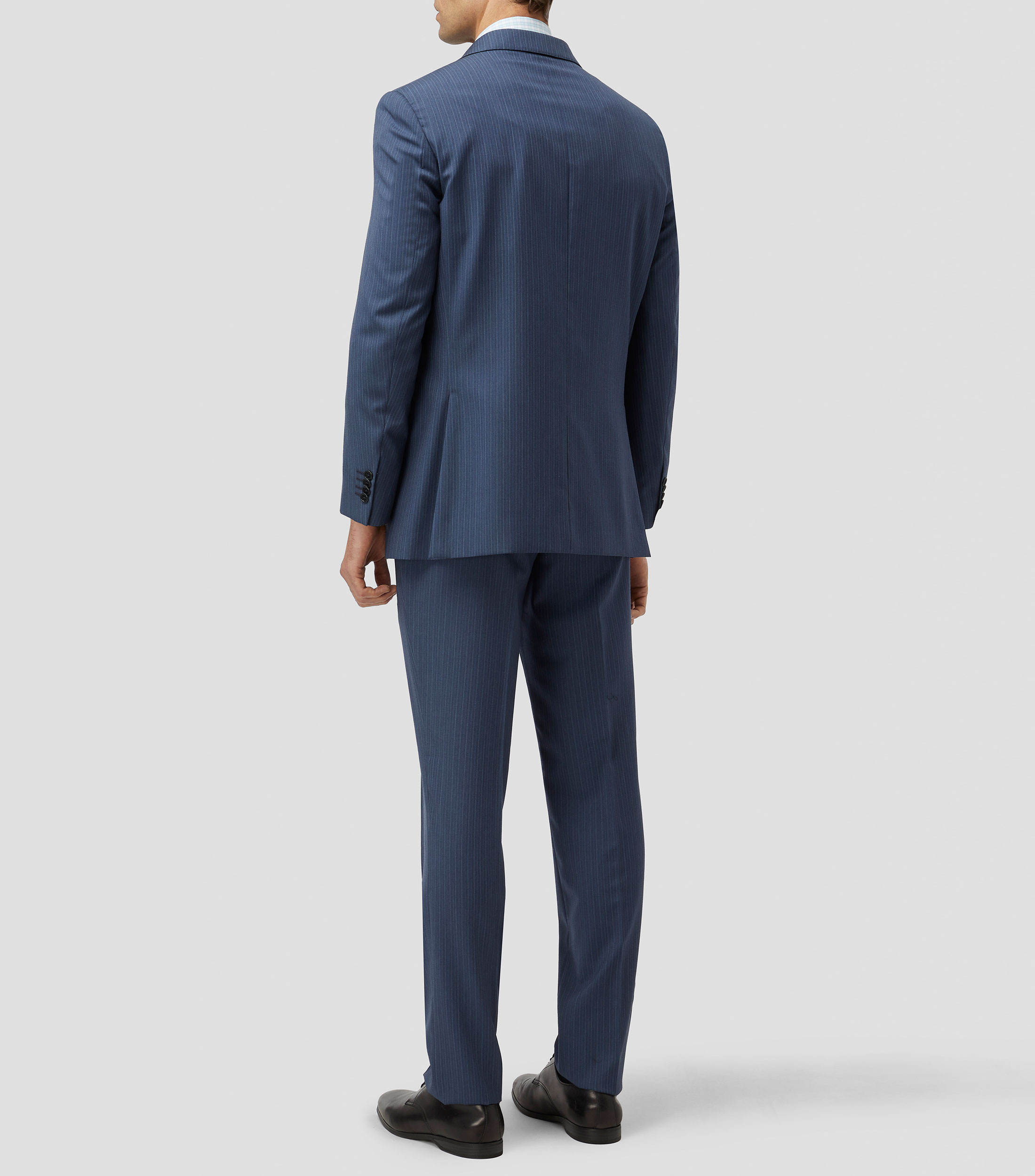 Traje de corte regular a rayas Hombre