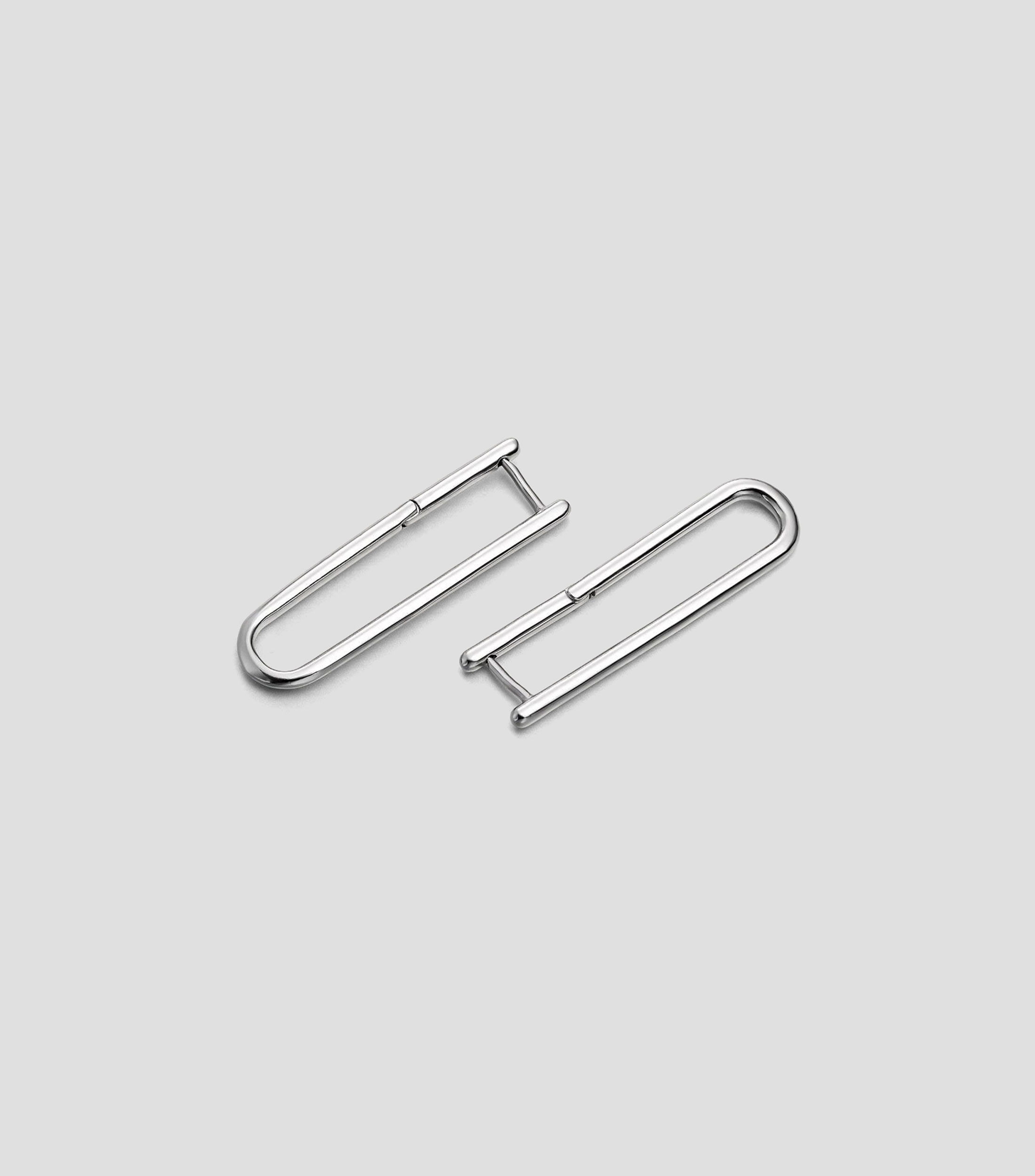 Pendientes ovalados en plata .925 Connector Criolla Mujer