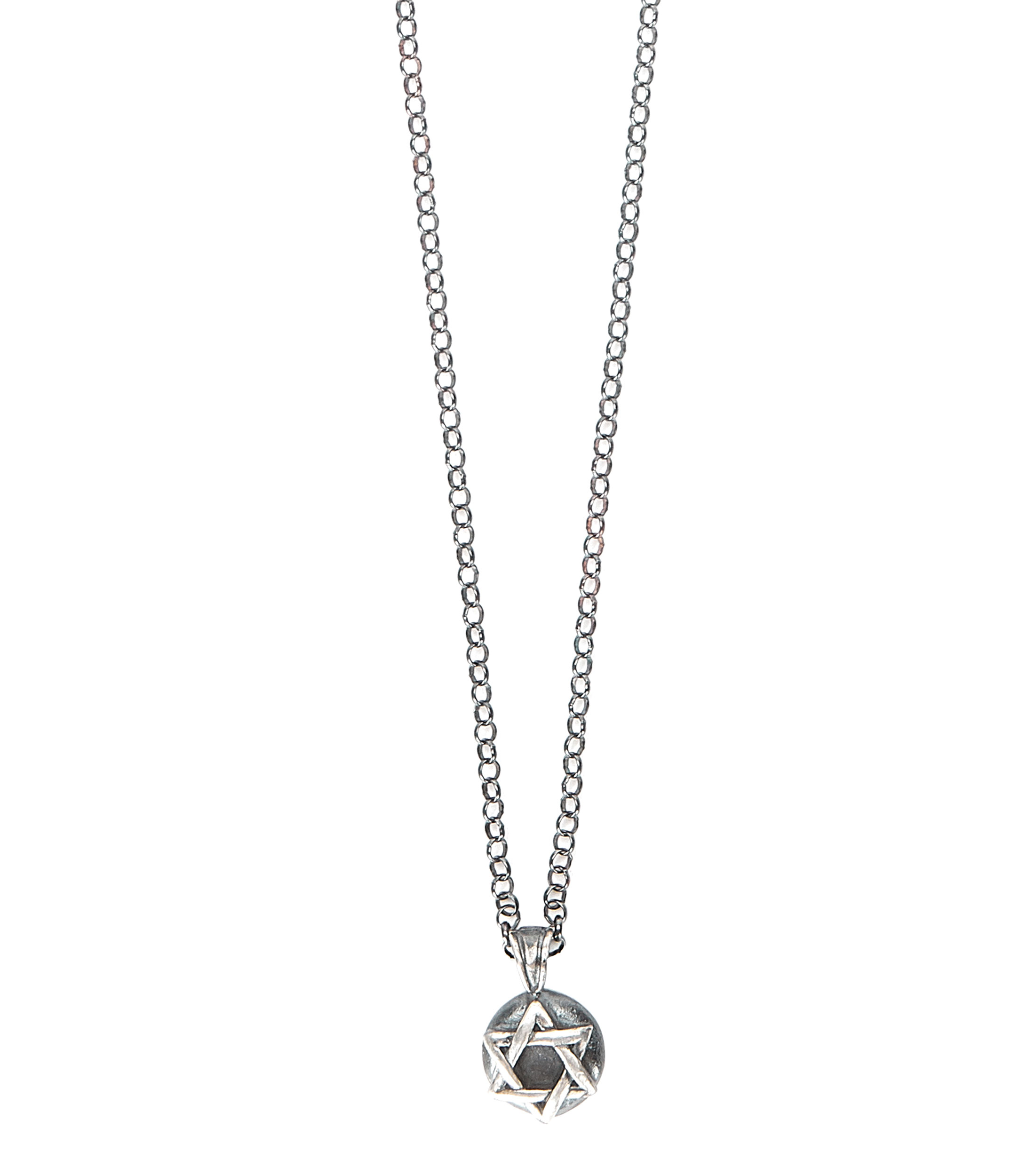 Dije D.Star Circle en plata Hombre
