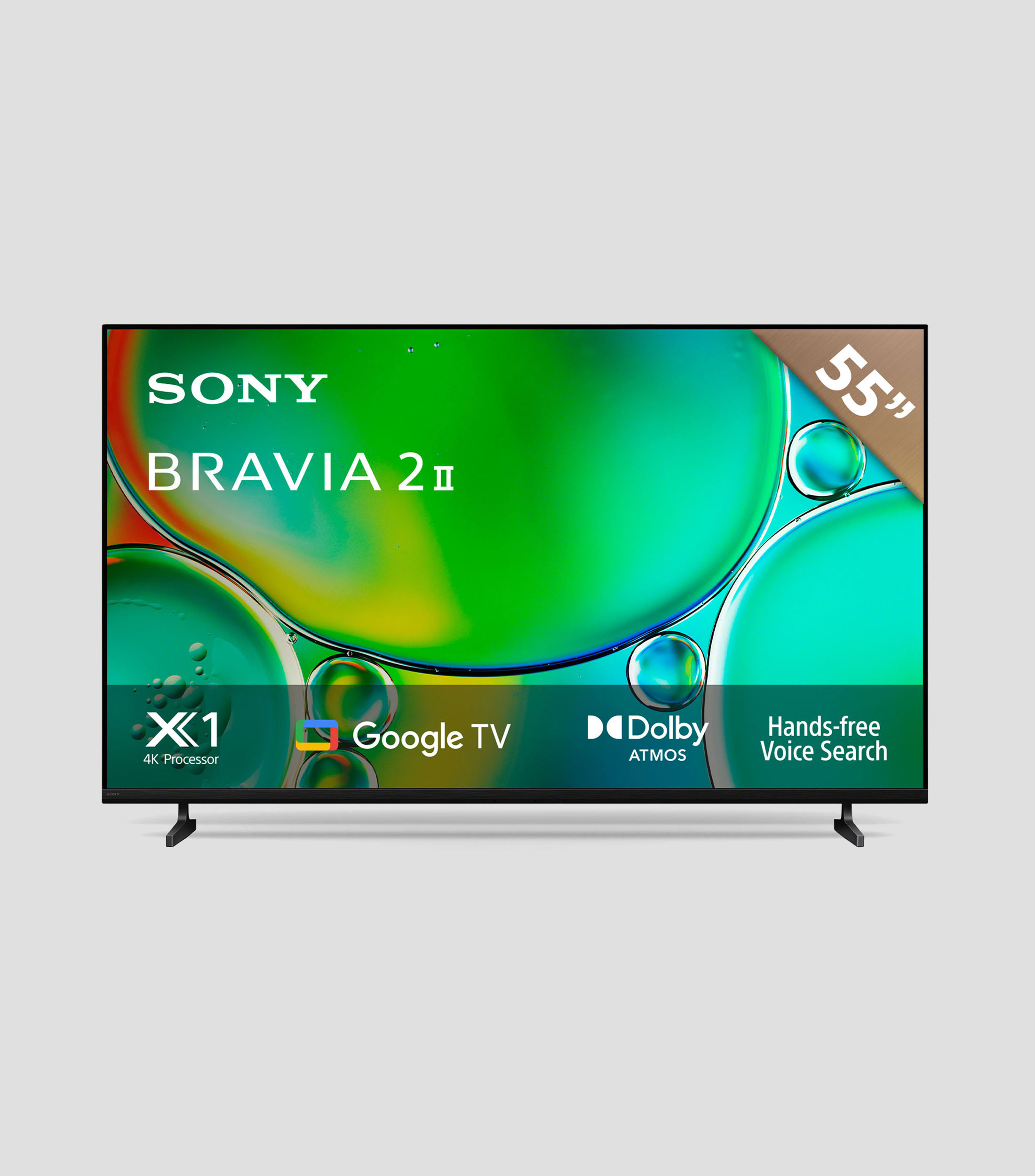 Pantalla 55 Pulgadas Plana LED 4K Google TV BRAVIA 2 II K-55S20M2
