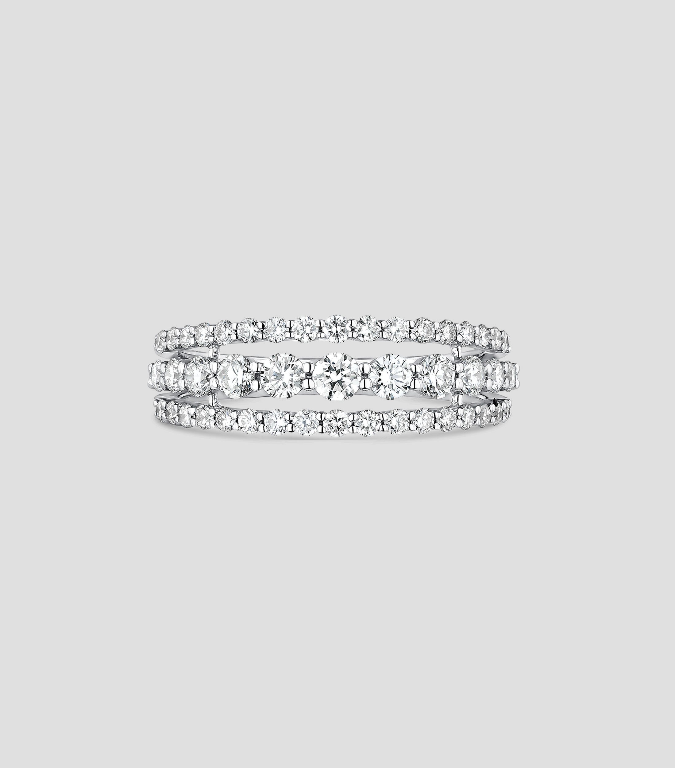Anillo en oro de 18 kilates Grace con diamantes Mujer