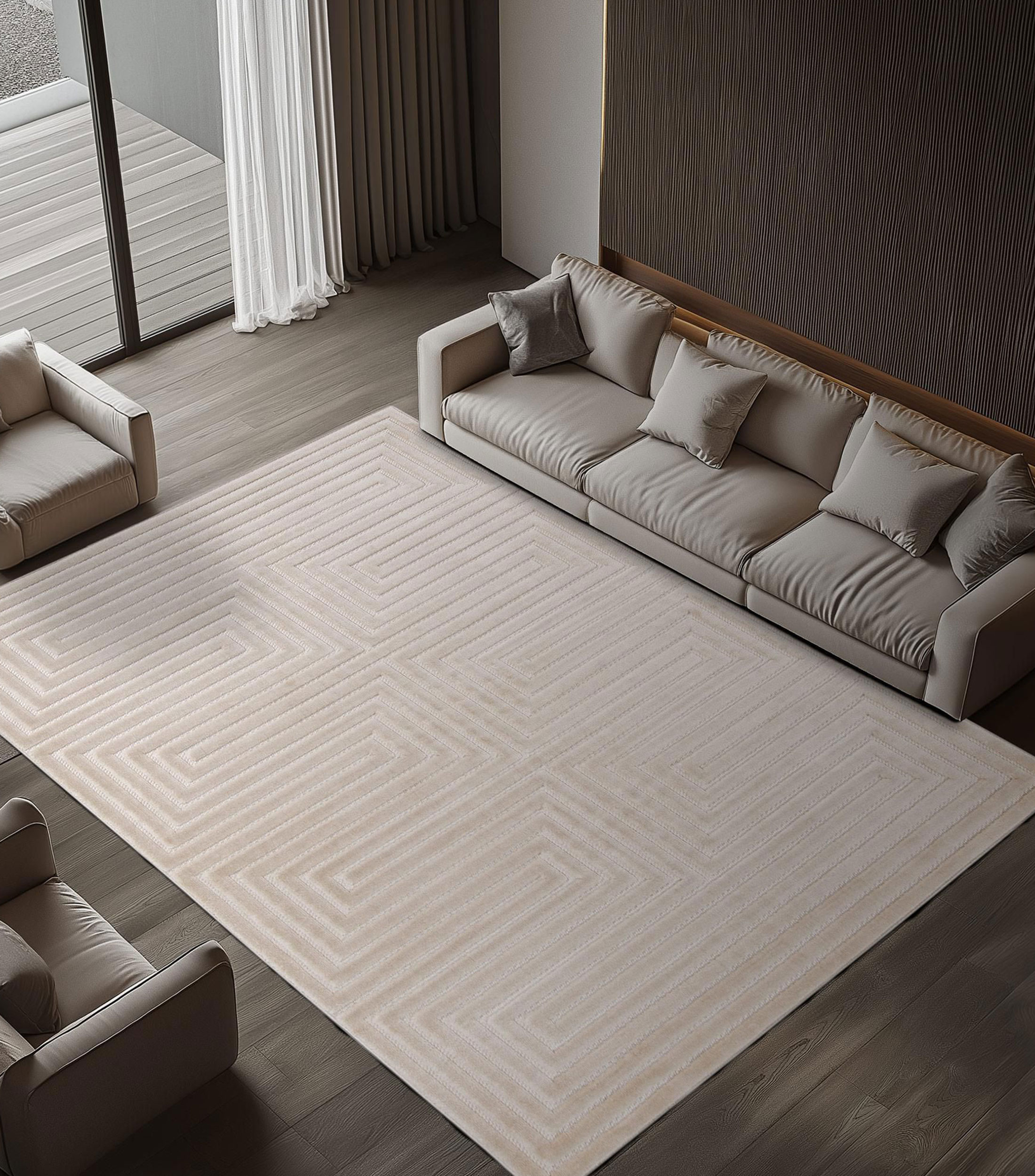 Tapete decorativo Altima en polipropileno 290 x 200 cm