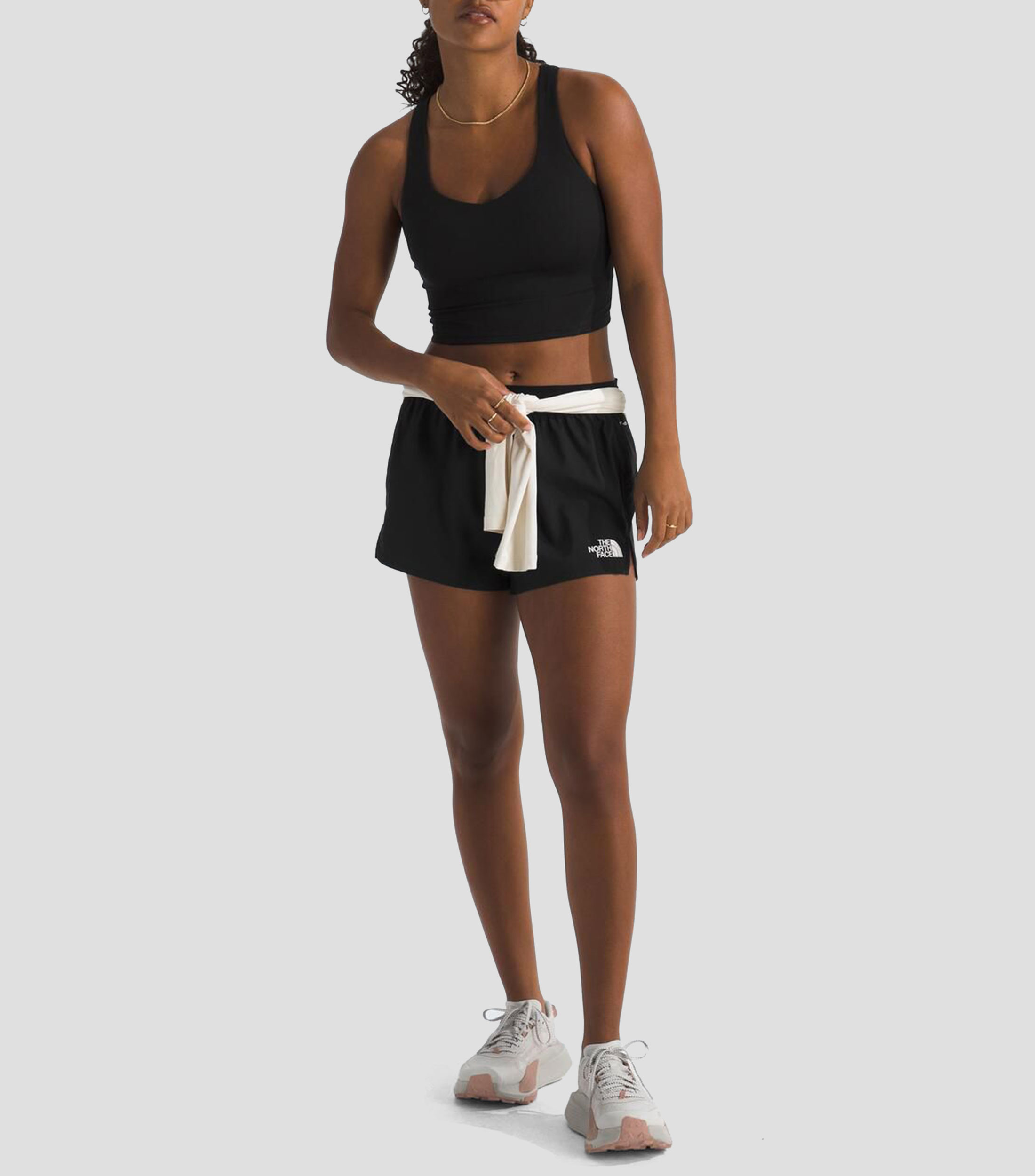 Short para correr Light Bright liso Mujer