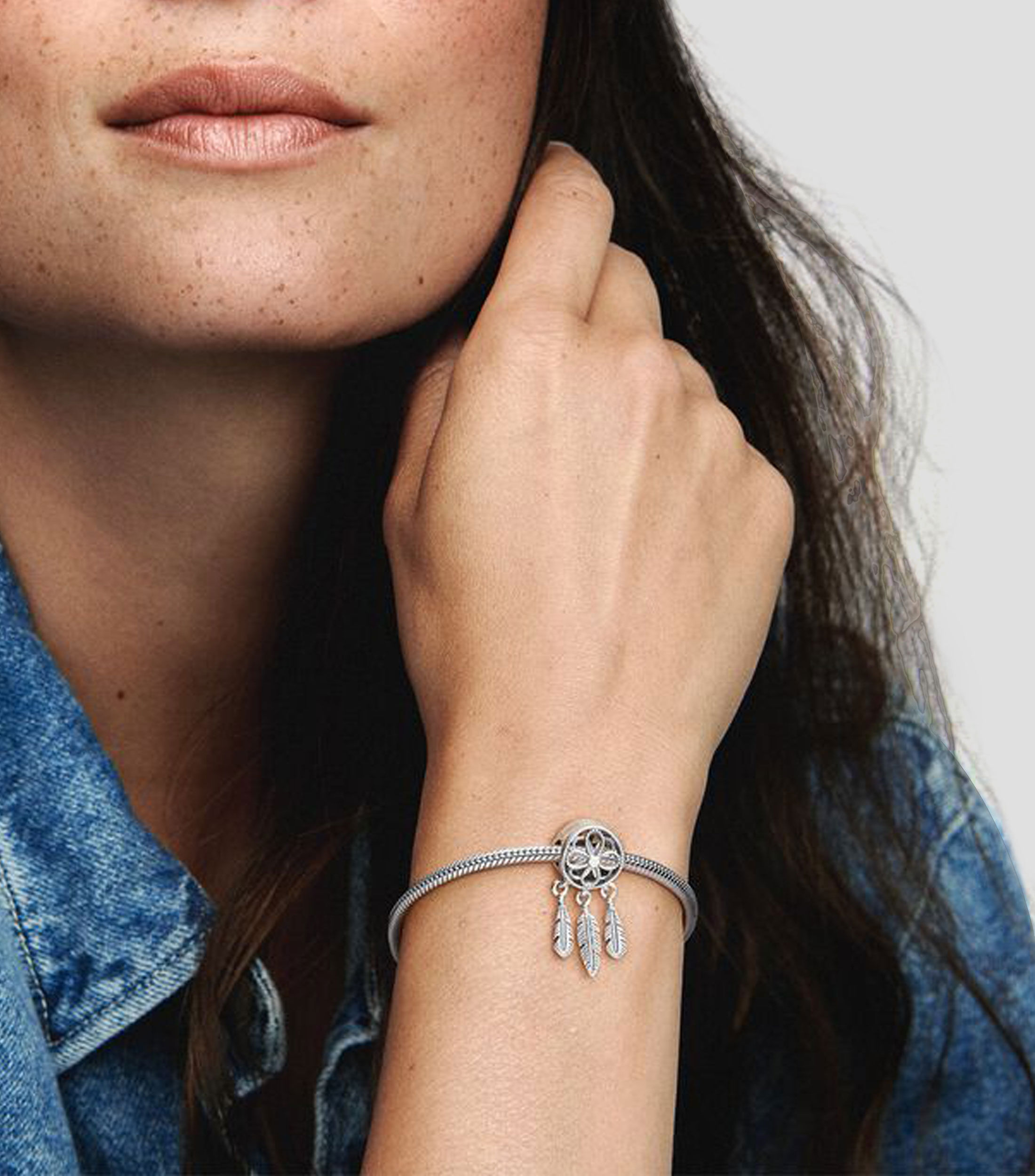 Charm Atrapasueños espiritual en plata .925 Pandora Moments Mujer