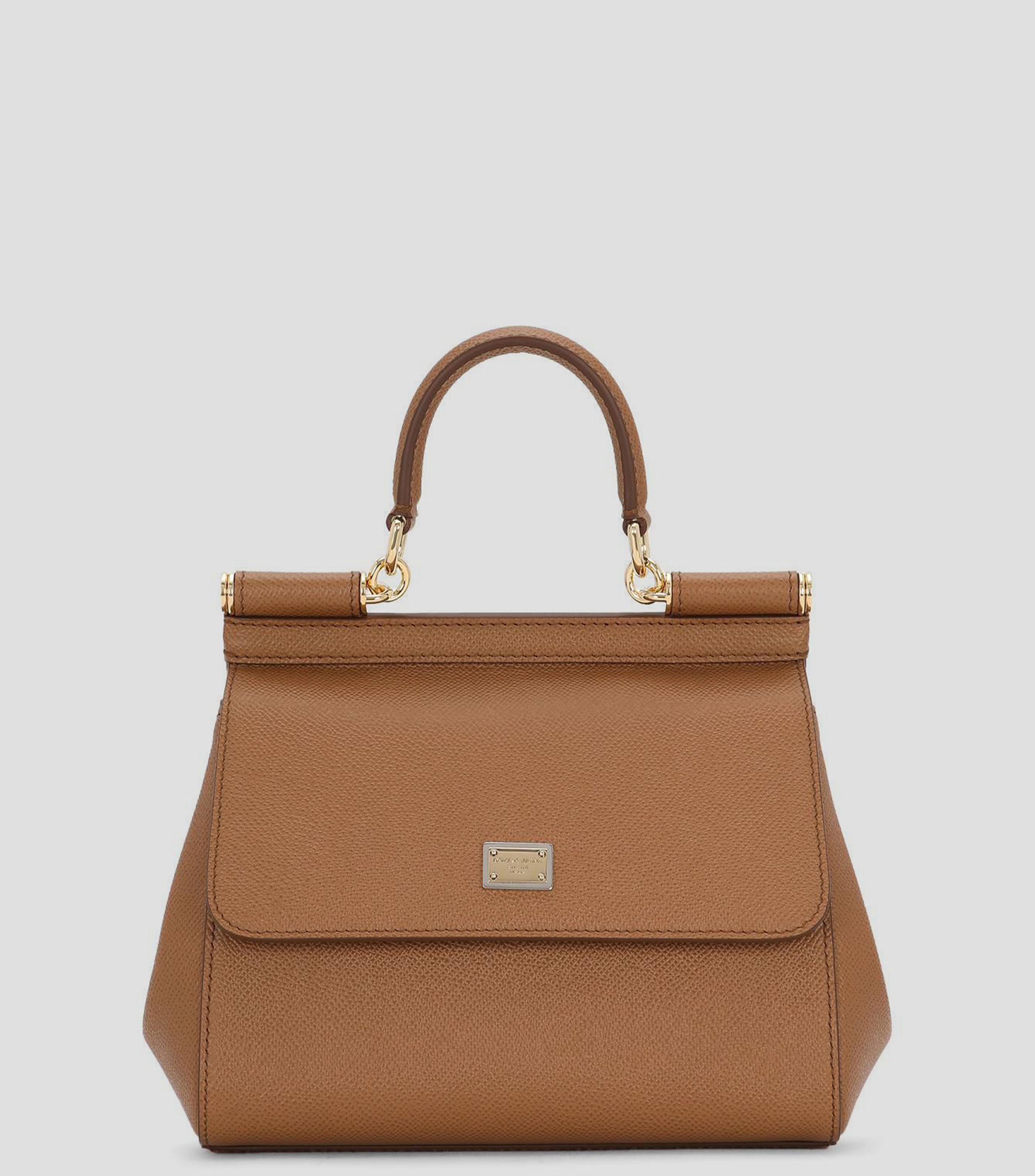 Bolsa shoulder en piel de becerro Sicily Mujer
