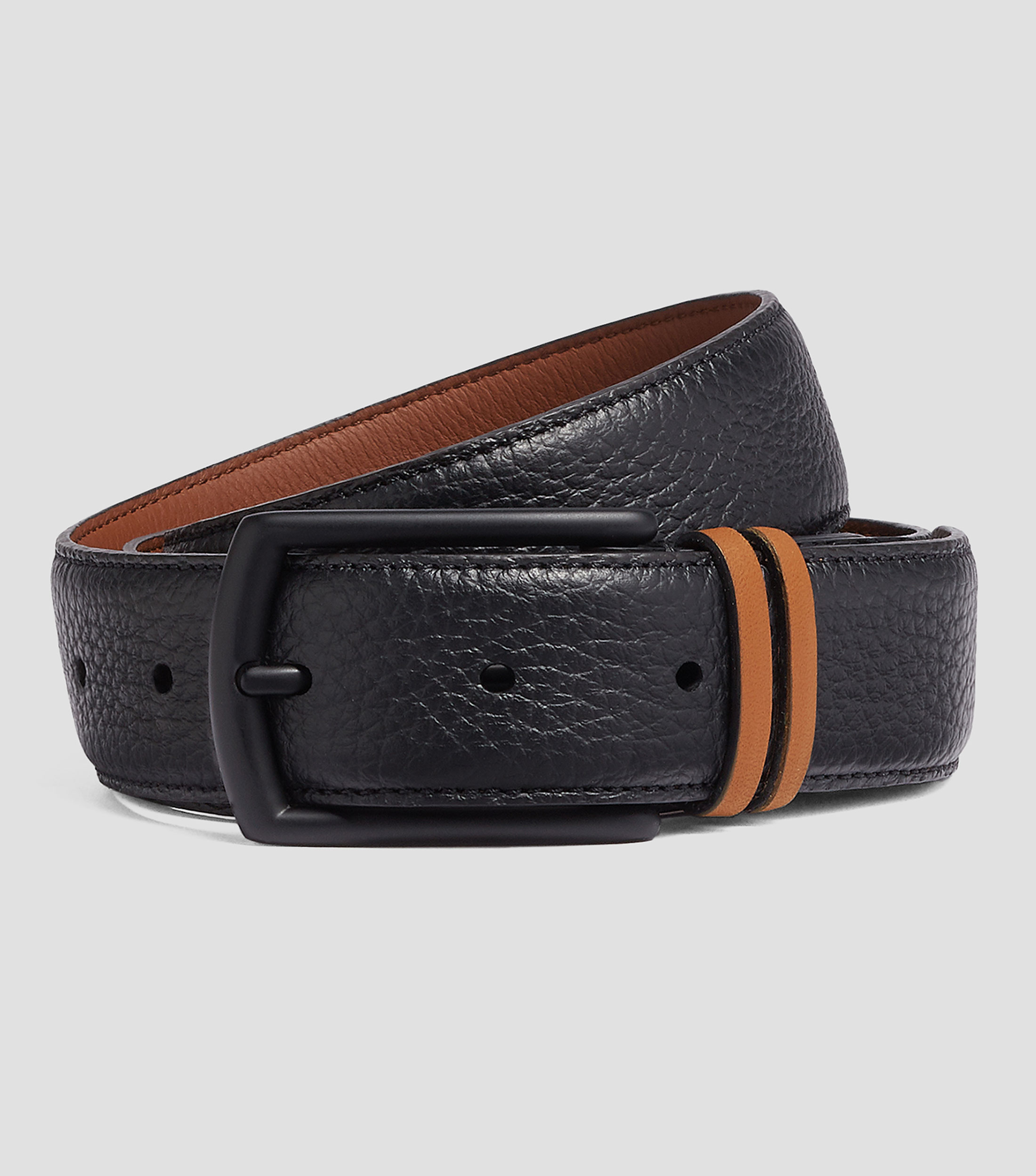 Cinturón piel casual Hombre