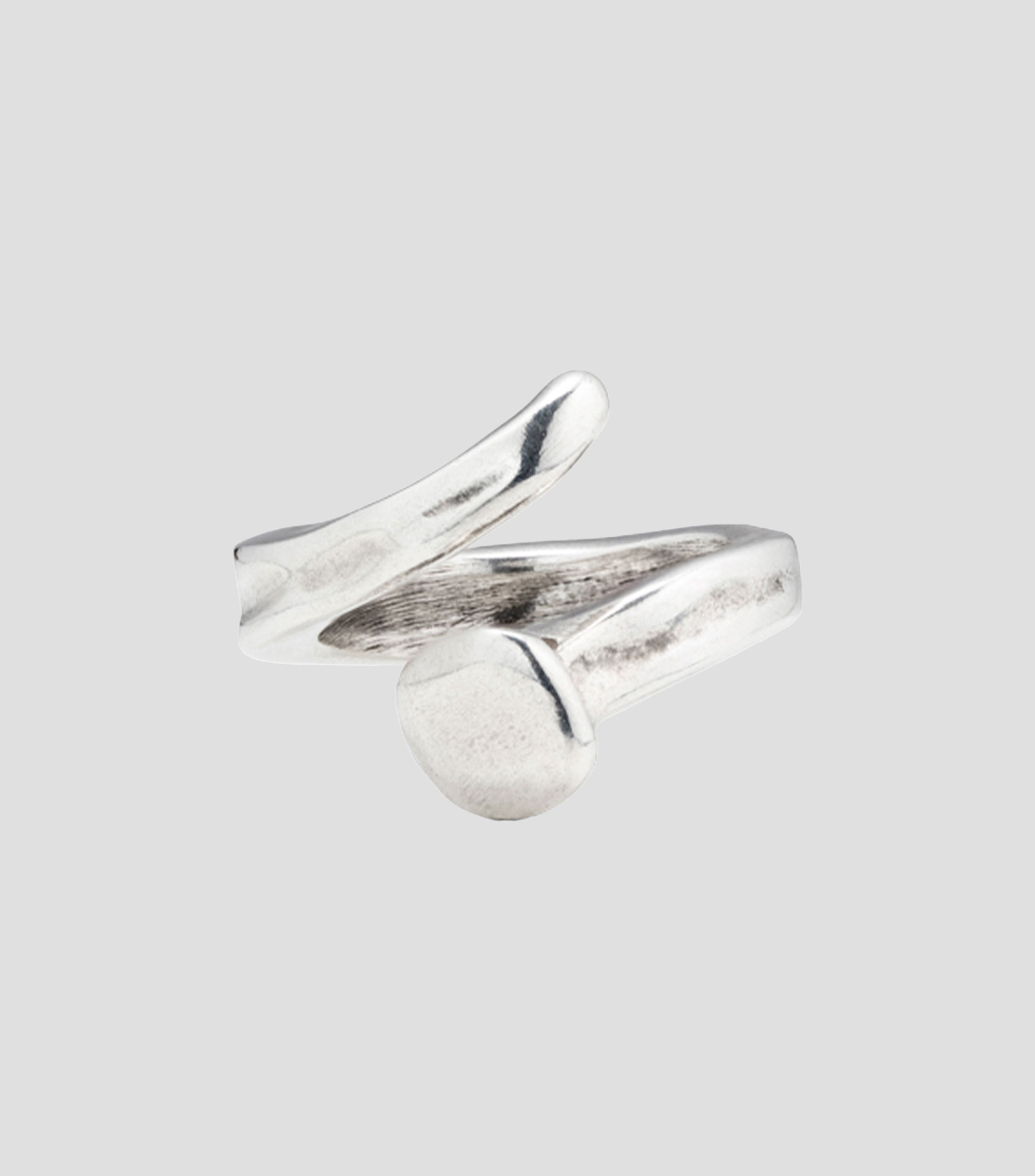 Anillo en plata entrelazado Mujer