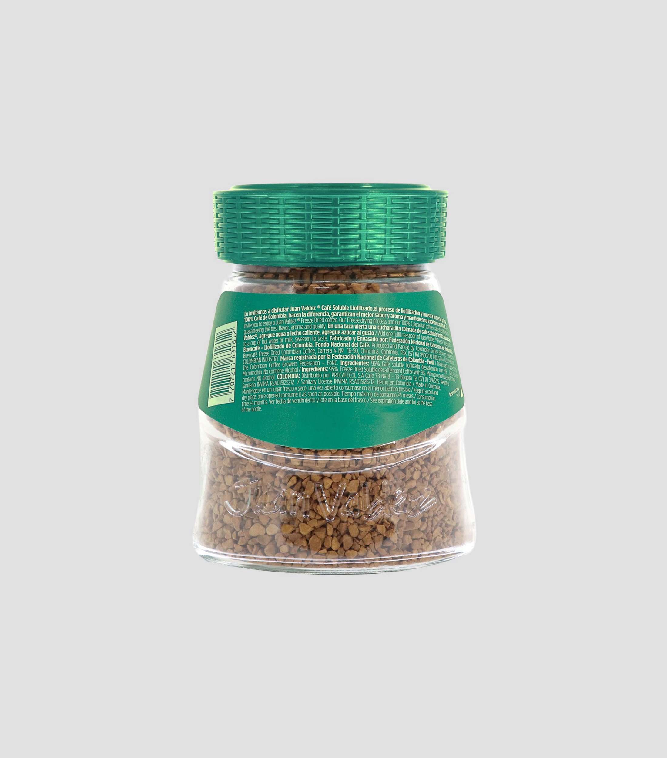 Cafe Micro molido Descafeinado Liofilizado, 95 g