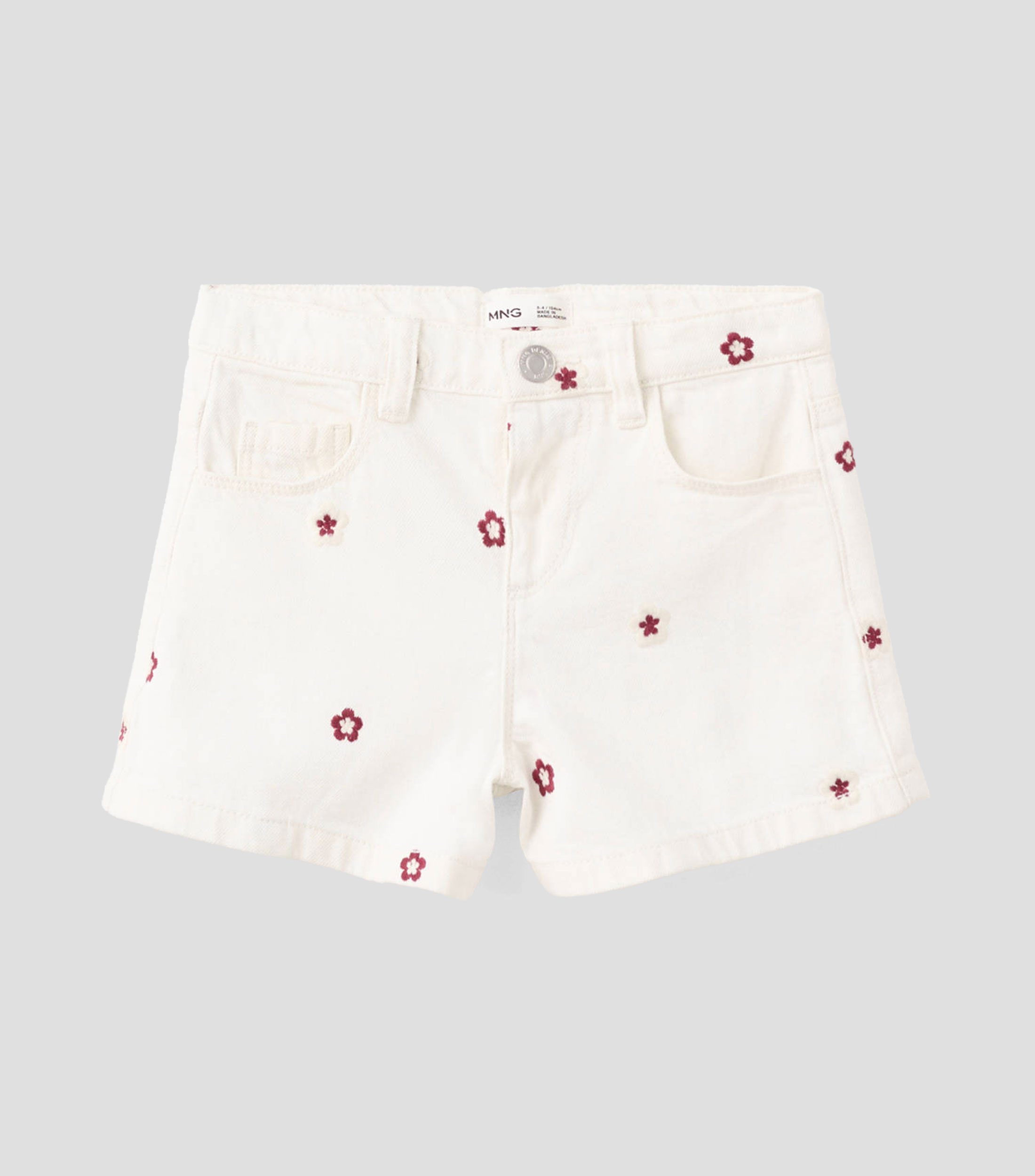 Short bordado fantasía Paula Niña