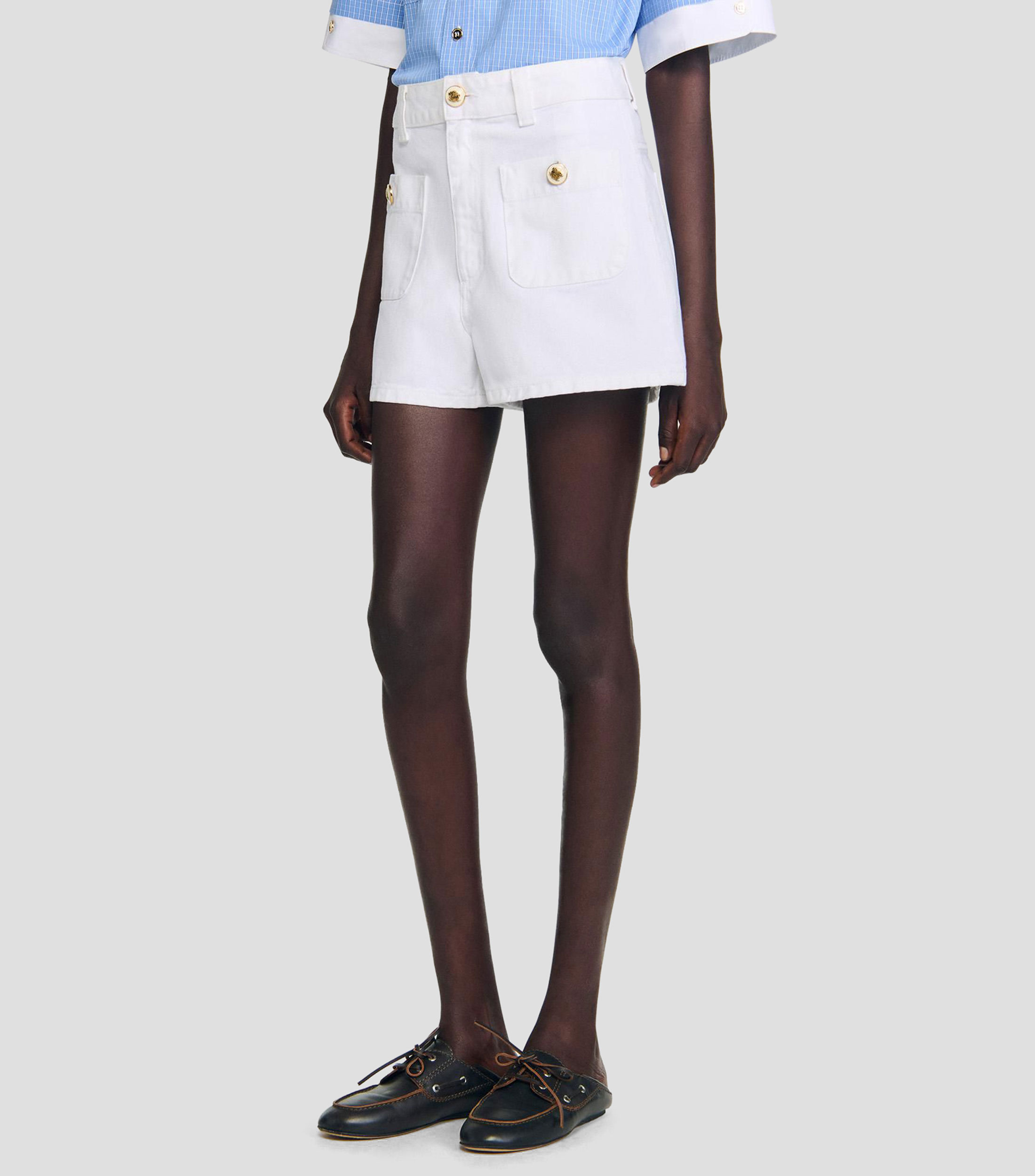 Short liso Mujer