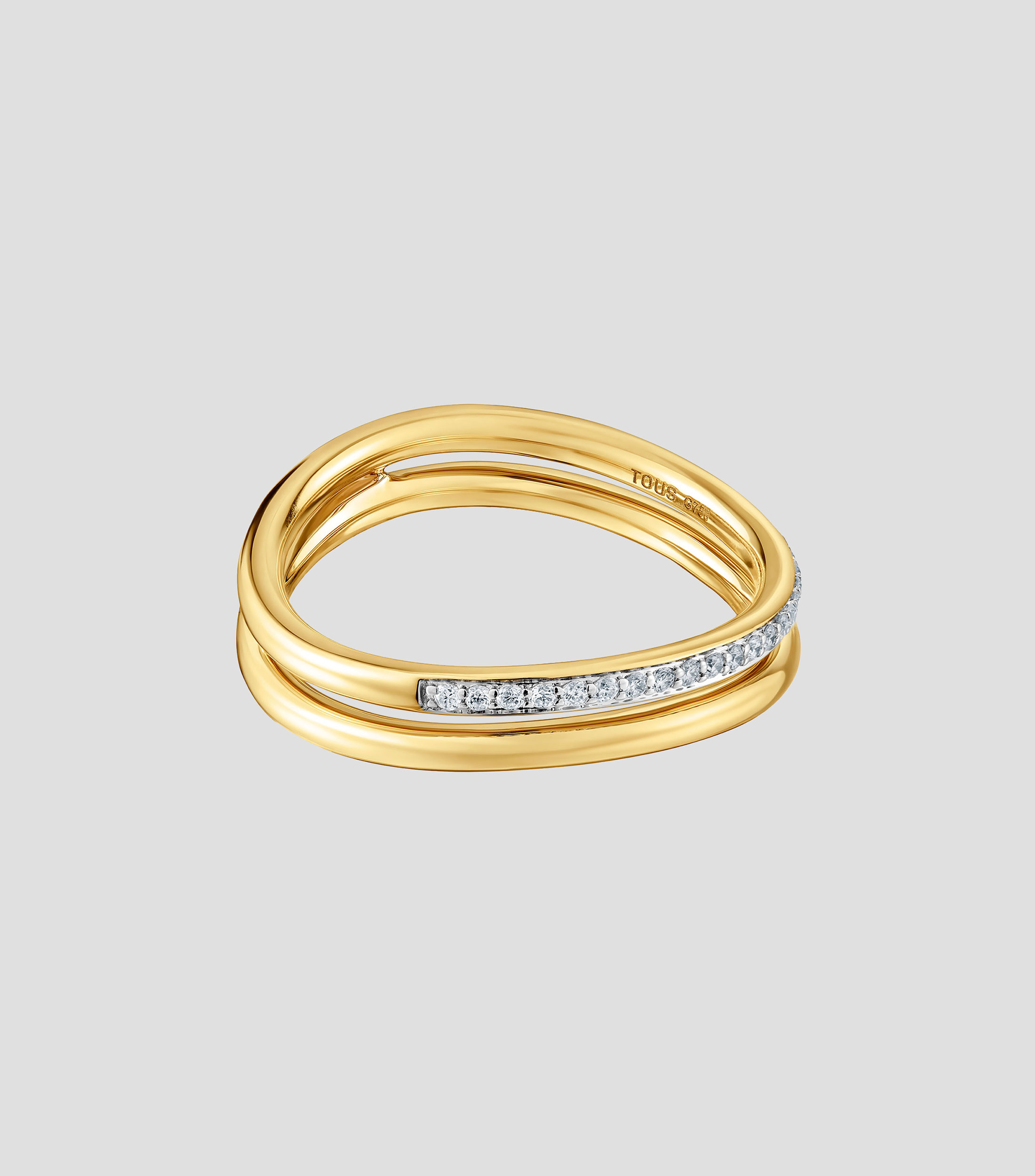 Anillo en Oro amarillo de 18 Kilates New Hav Mujer