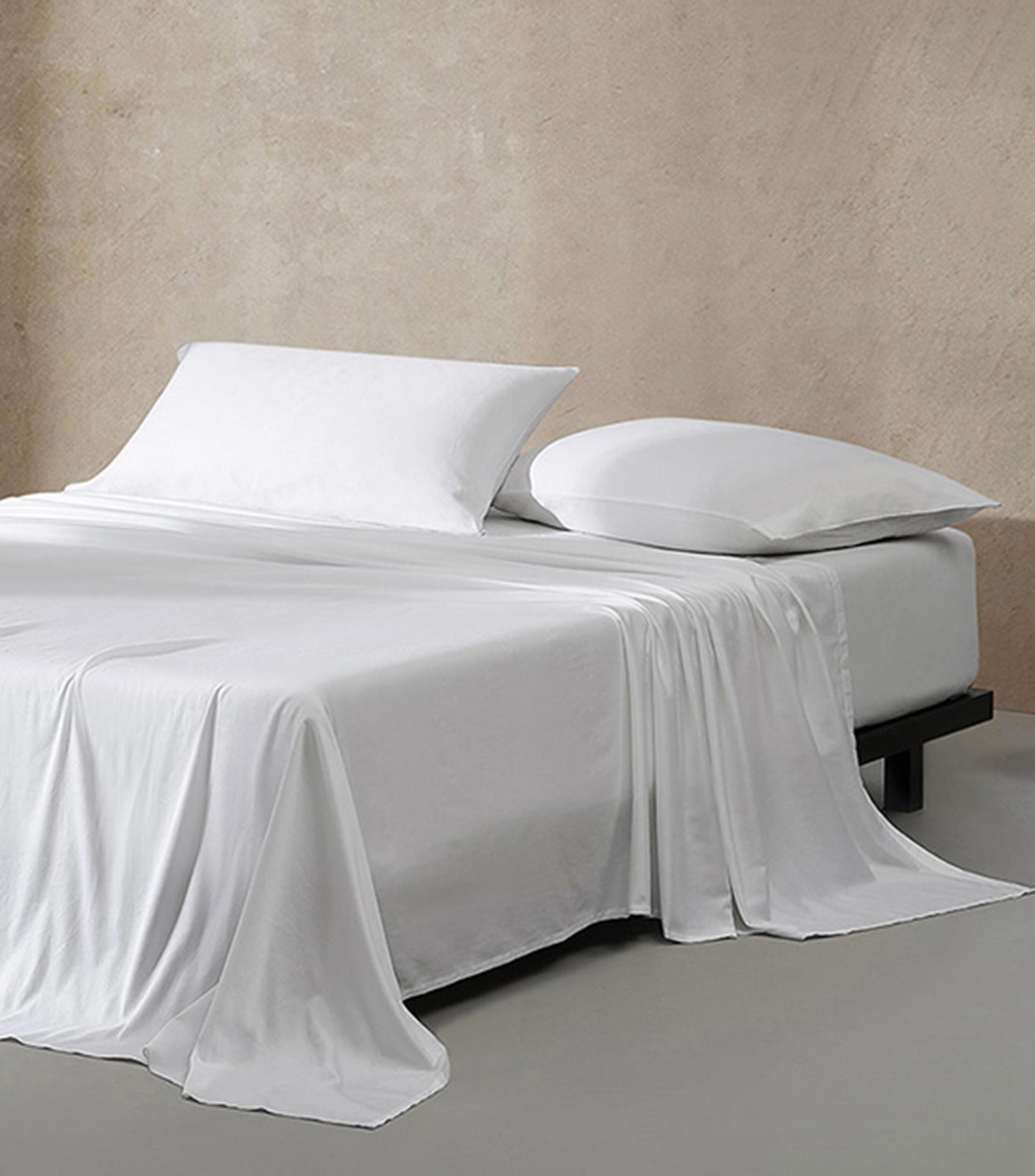 Juego de Sábanas Queen Size Pearl Edge Blanco