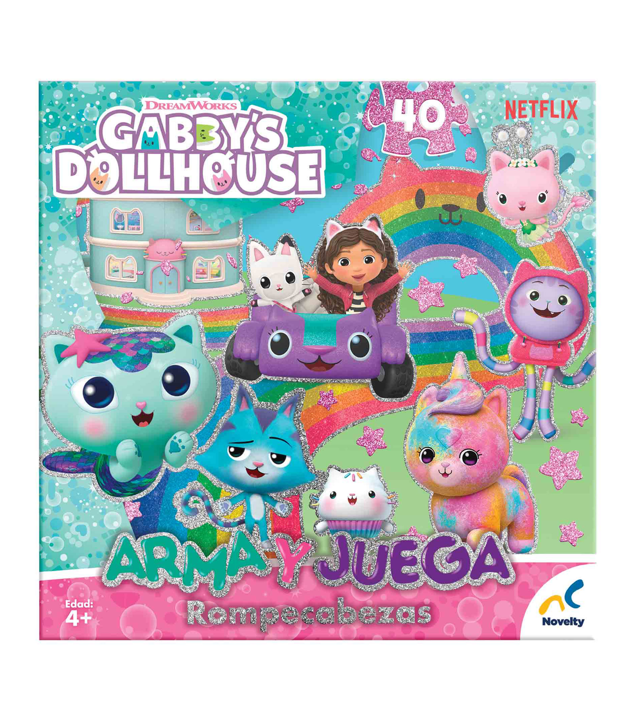 Novelty: Rompecabezas Arma y Juega Gabbys Dollhouse | El Palacio de Hierro