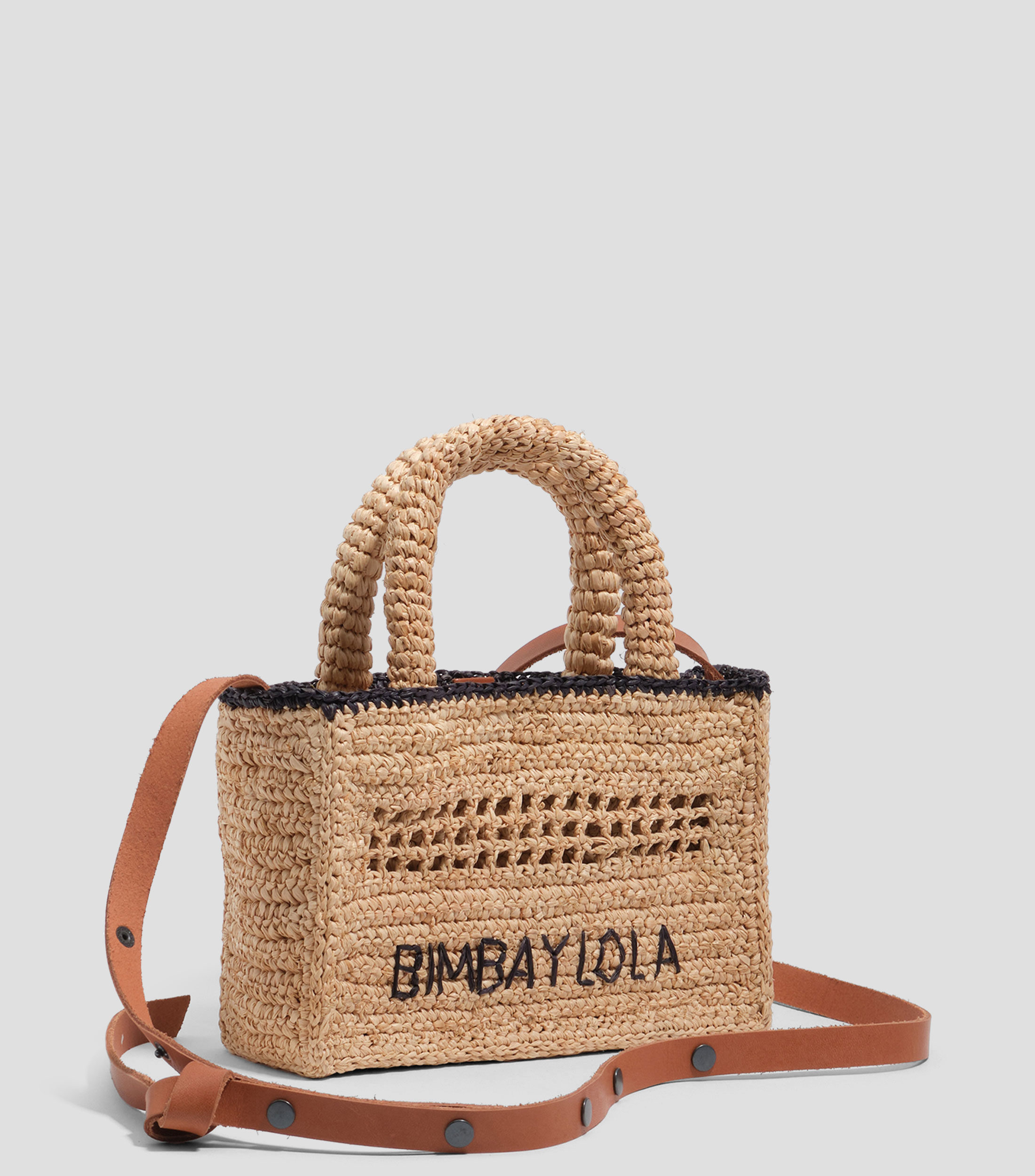Bolsa crossbody mini diseño sólido trenzado Mujer